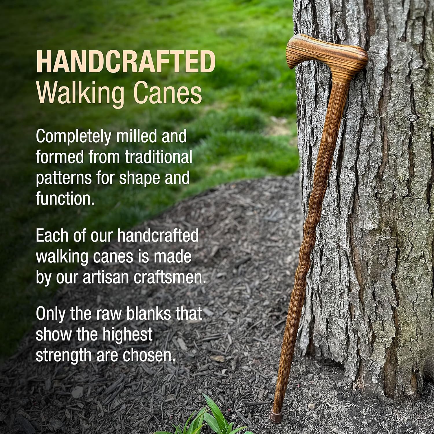 Brazos Handcrafted Wood Walking Cane, Twisted Cocobolo, Derby Style Handle, for Men & Women, Made in the USA, 37"