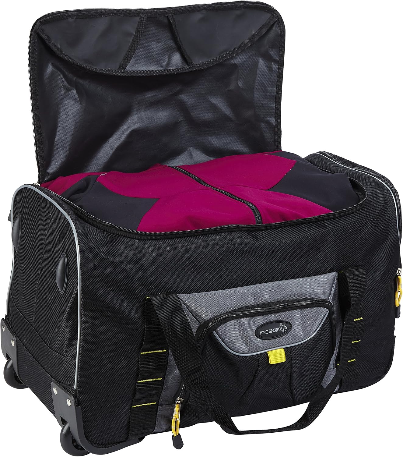 TPRC Sierra Madre Duffel Bag, Black, 30" Rolling