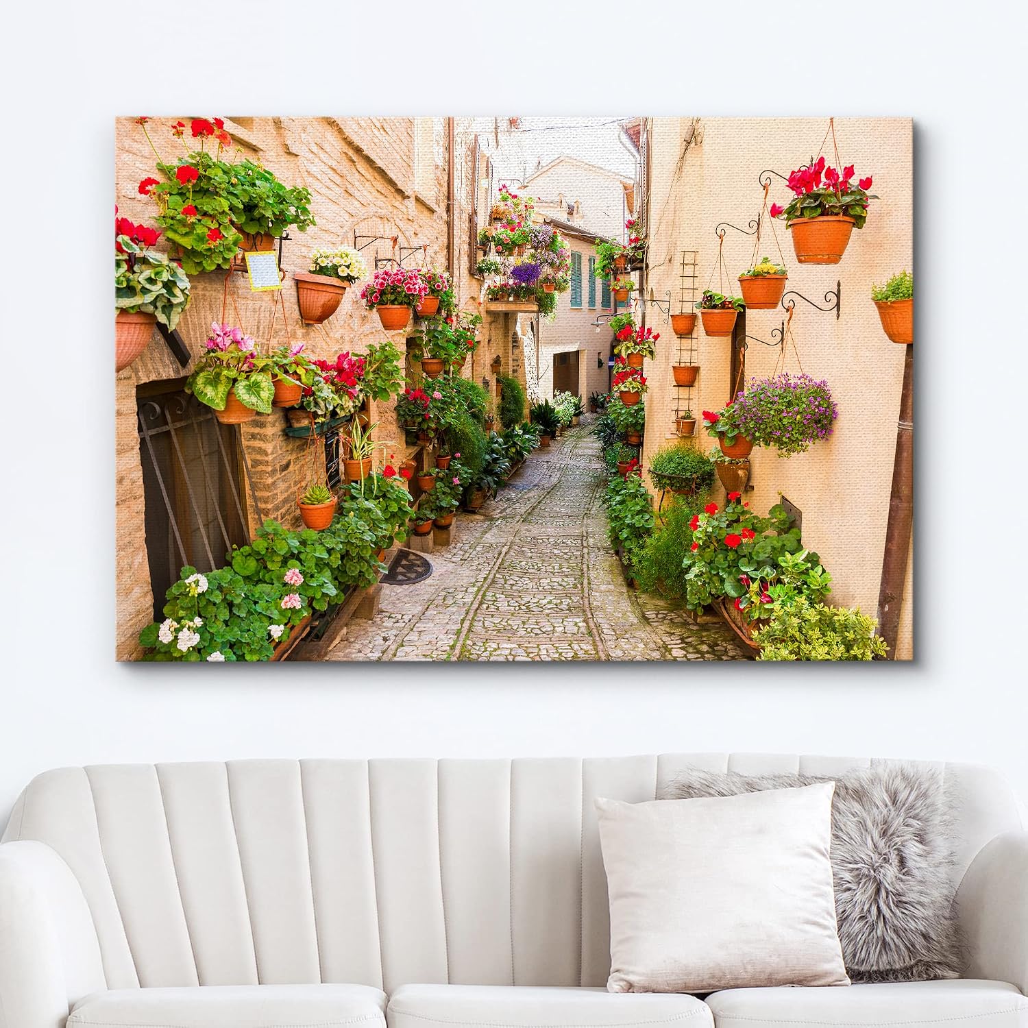 wall26 Canvas Print Wall Art Gran Canal with Basilica Santa Maria in Venice, Italy Nature Wilderness Photography Modern Art Scenic Colorful Multicolor for Living Room, Bedroom, Office - 12"x18"