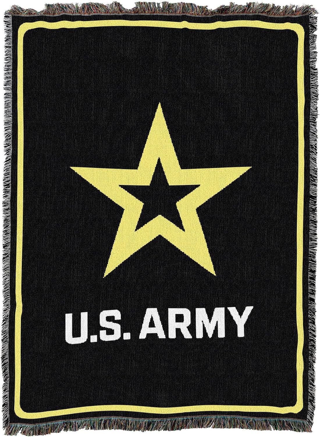 Pure Country Weavers US Army -Military Service Mark Seal Blanket Eagle - Gift Military Tapestry Throw Woven from Cotton - Made in the USA (72x54)