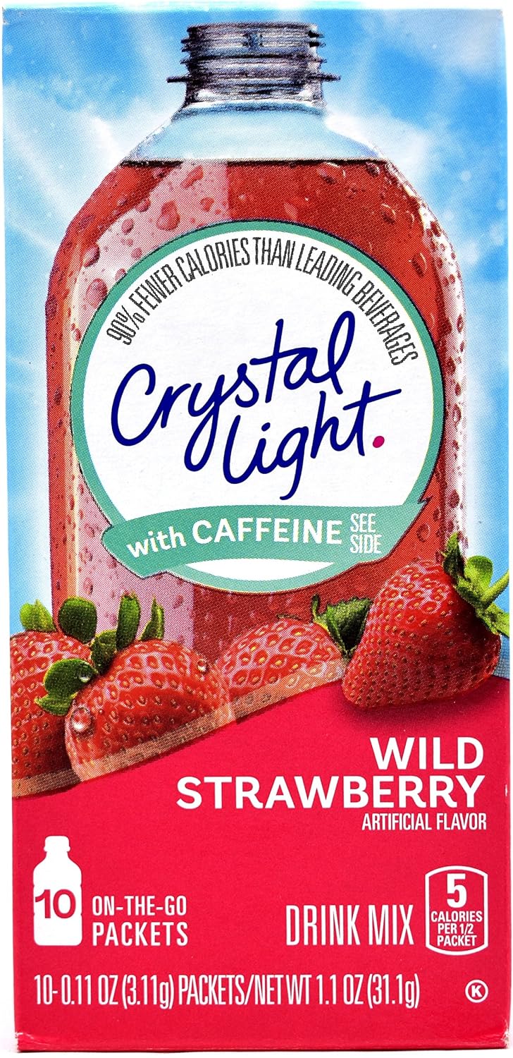 Crystal Light Powdered Drink Mix, 120 On-the-Go Pkts, Wild Strawberry