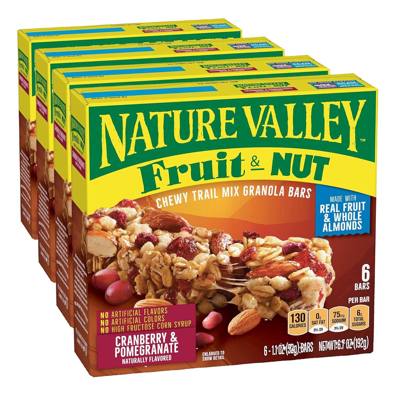 Nature Valley Almond Raisin & Cranberry Chewy Fruit & Nut Bar, 15 ct