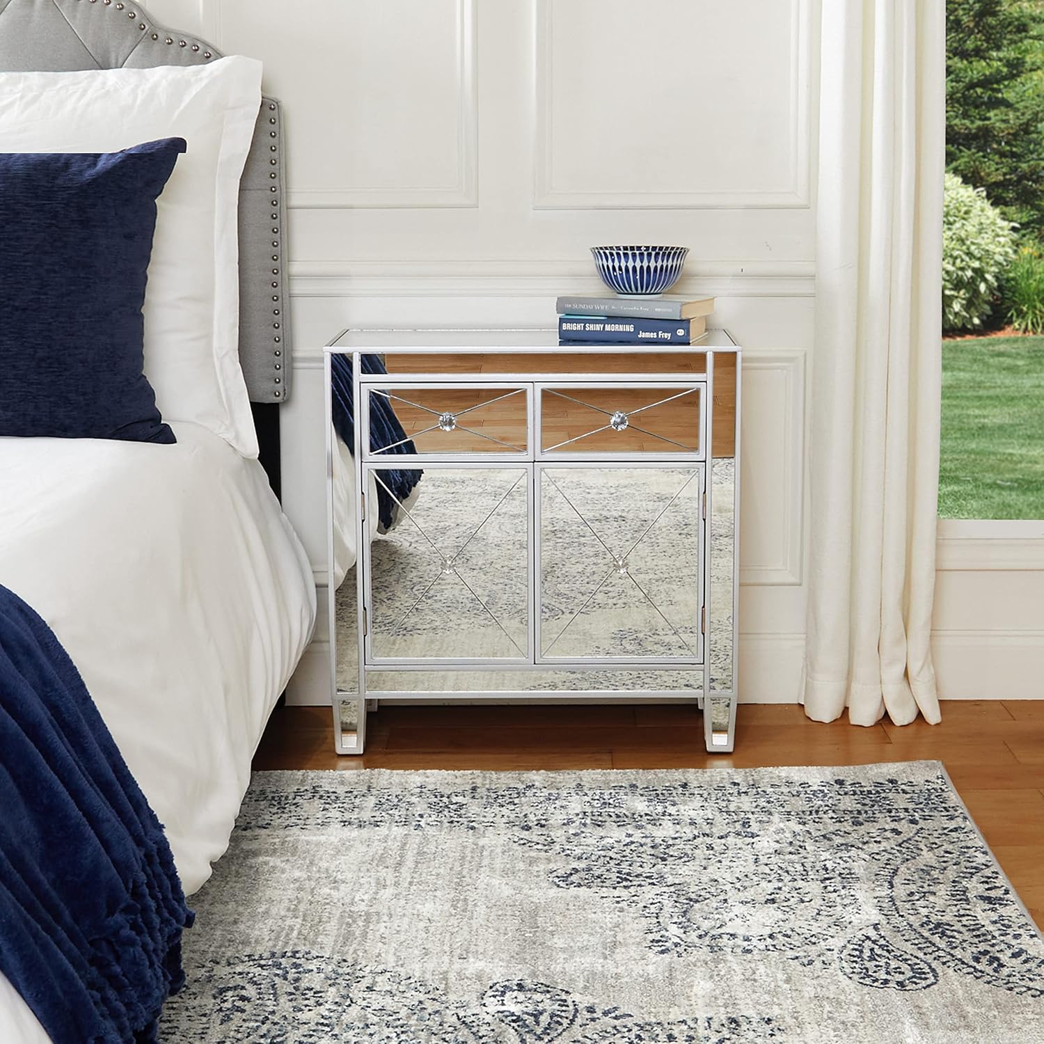 Furniture HotSpot Mirage Mirrored Cabinet