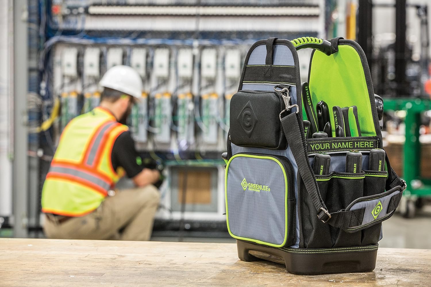 Greenlee 0158-28 Crate Cover Tool Organizer,Black