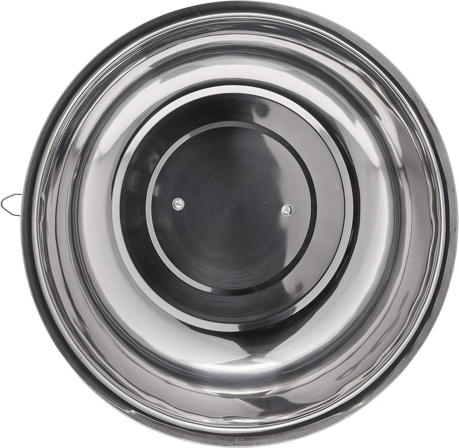 Winco 13 3/4" Stainless Steel Wok Cover | Great for Covered Cooking, Heat Retention, Stir Fry and Kitchen Prep