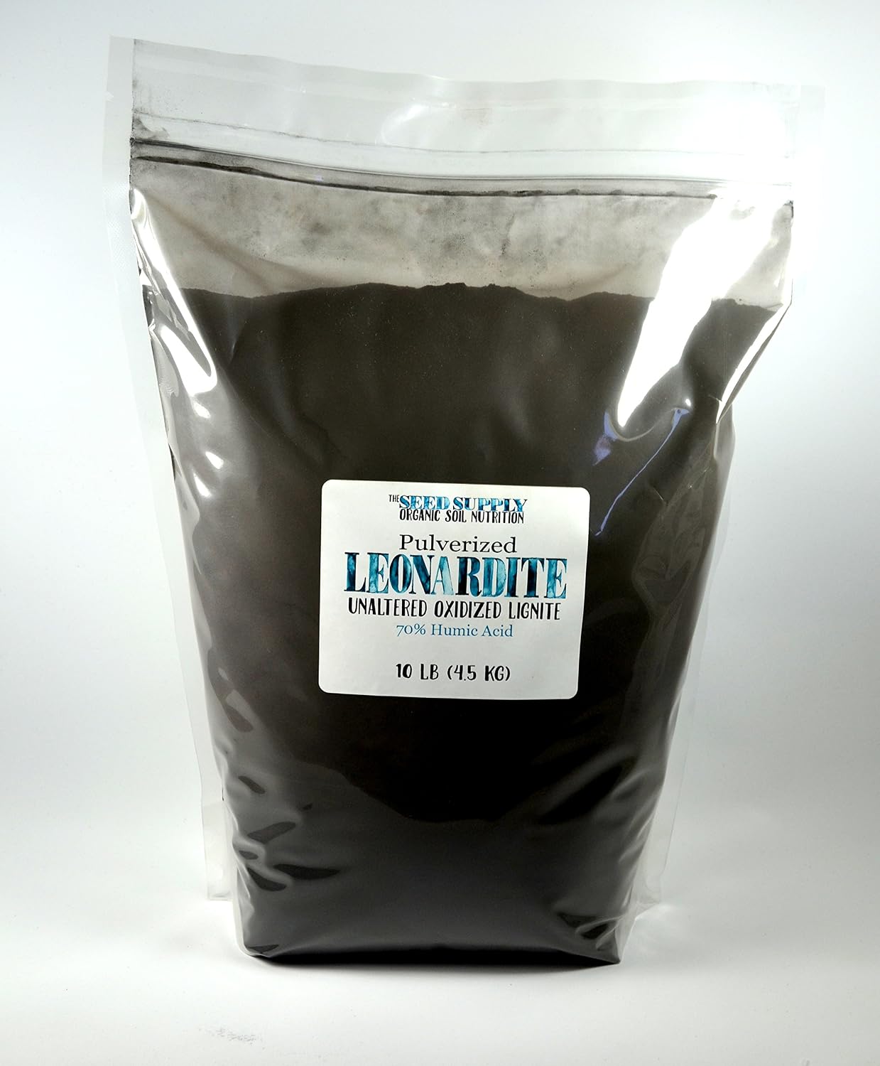 10 Lb Pulverized Leonardite - Natural Unaltered Oxidized Lignite - 70% Humic Acid