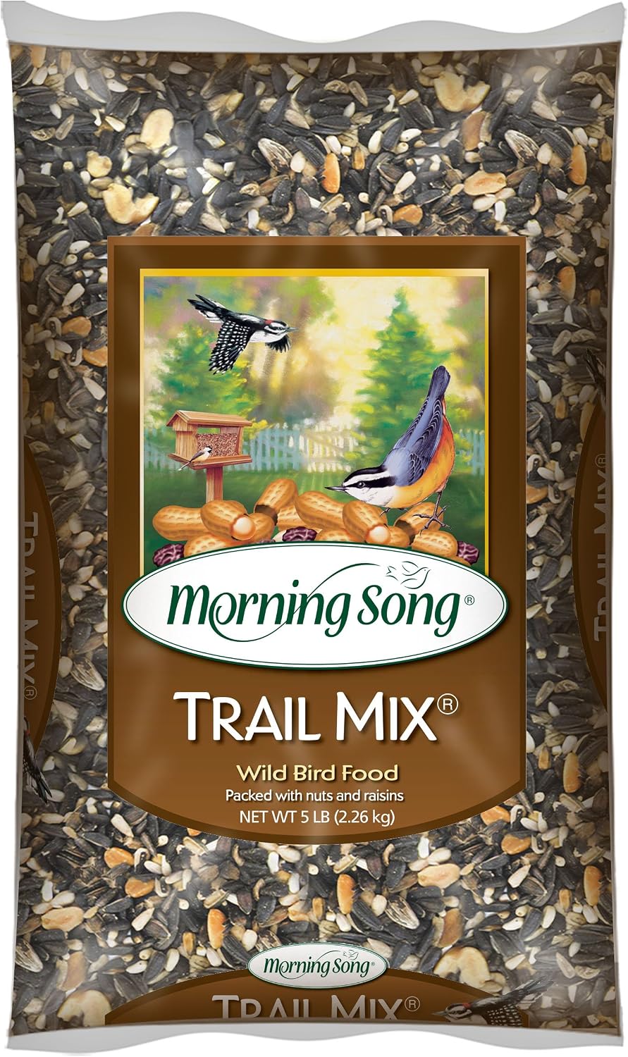 Morning Song 12004 Trail Mix Wild Bird Food, 5-Pound