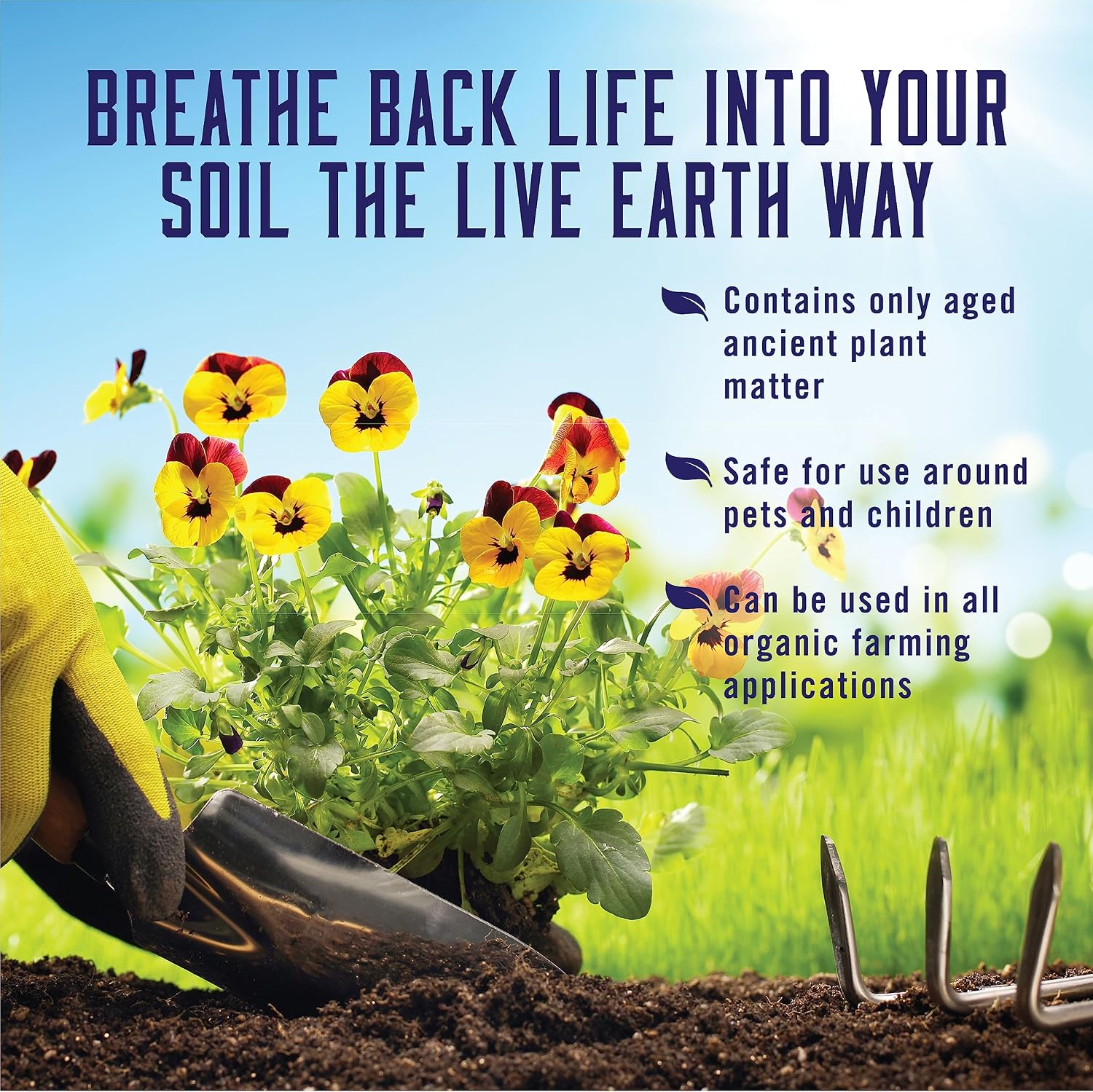 Live Earth Products' Humate Soil Conditioner - 50 lb Bag