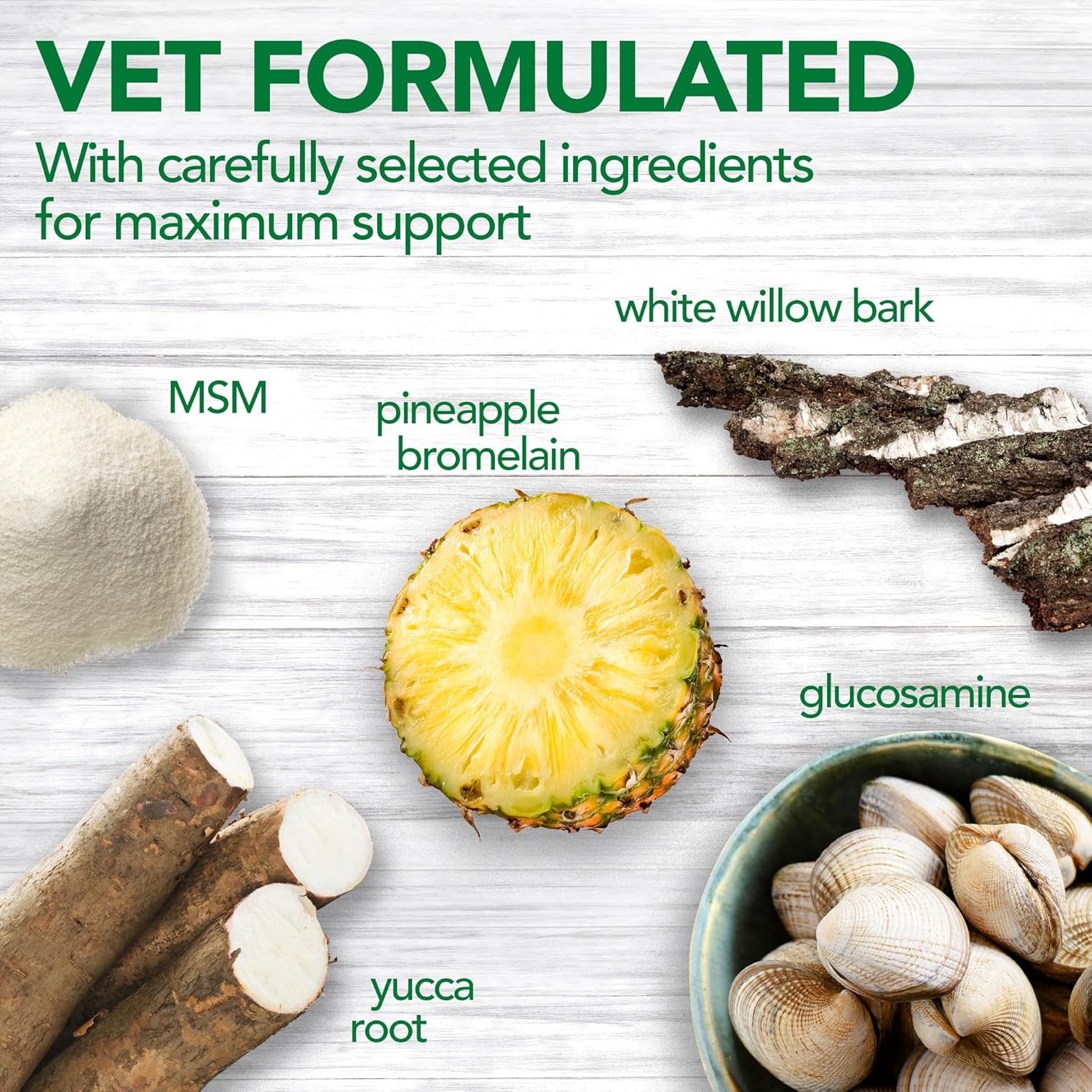 Vet's Best Dog Pain Relief Supplement, Dog Aspirin Alternative, 150 ct | Natural Joint Support Tablets, Helps Relieve Occasional Aches & Discomfort, Supports Mobility & Hip Health for Dogs