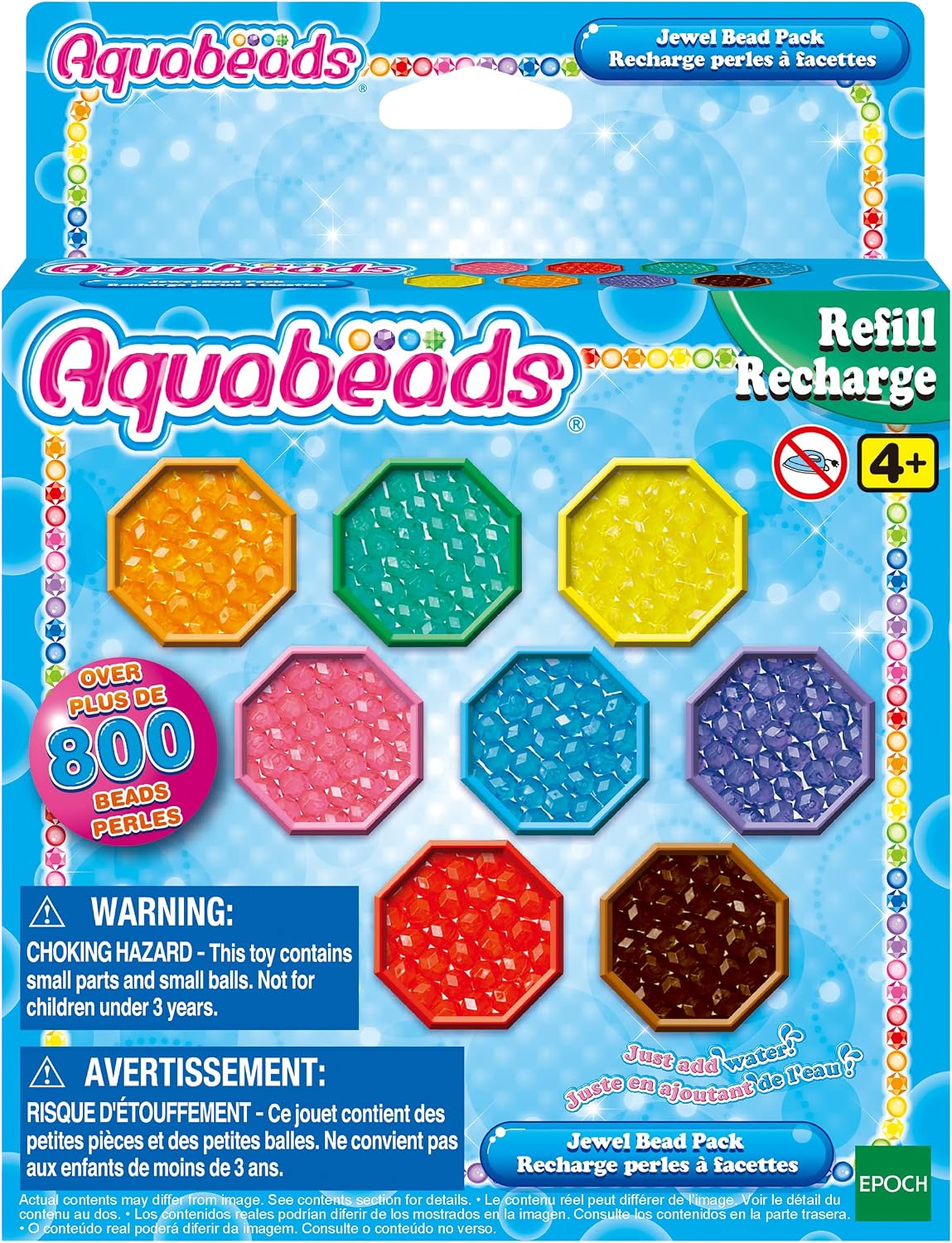 Aquabeads - Jewel Bead Pack - Water Fuse Bead Refill Pack