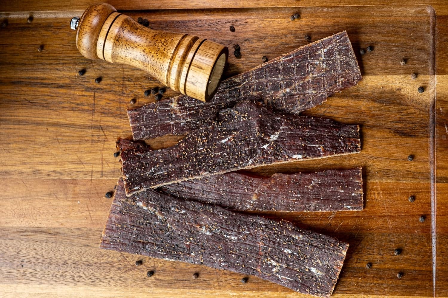 Enjoy Peppered Beef Jerky 8 oz (Pack of 1) | High Protein | No Nitrites