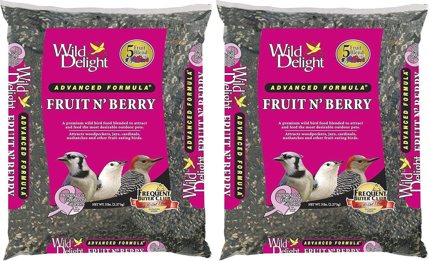 Wild Delight Fruit N' Berry Bird Food, 5 lb