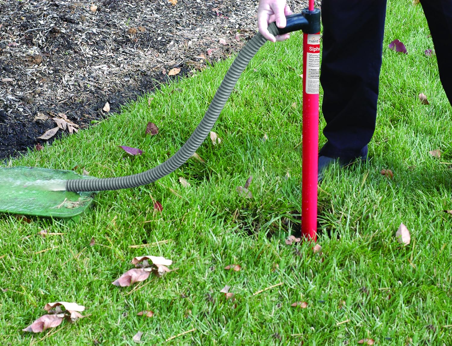 nVent KING INNOVATION 48036 Siphon King 36 in Utility Hand Pump | 36 in Hose, Manual Water Transfer Pump for Drainage, Irrigation & Liquid Removal (Formerly: King Innovation)
