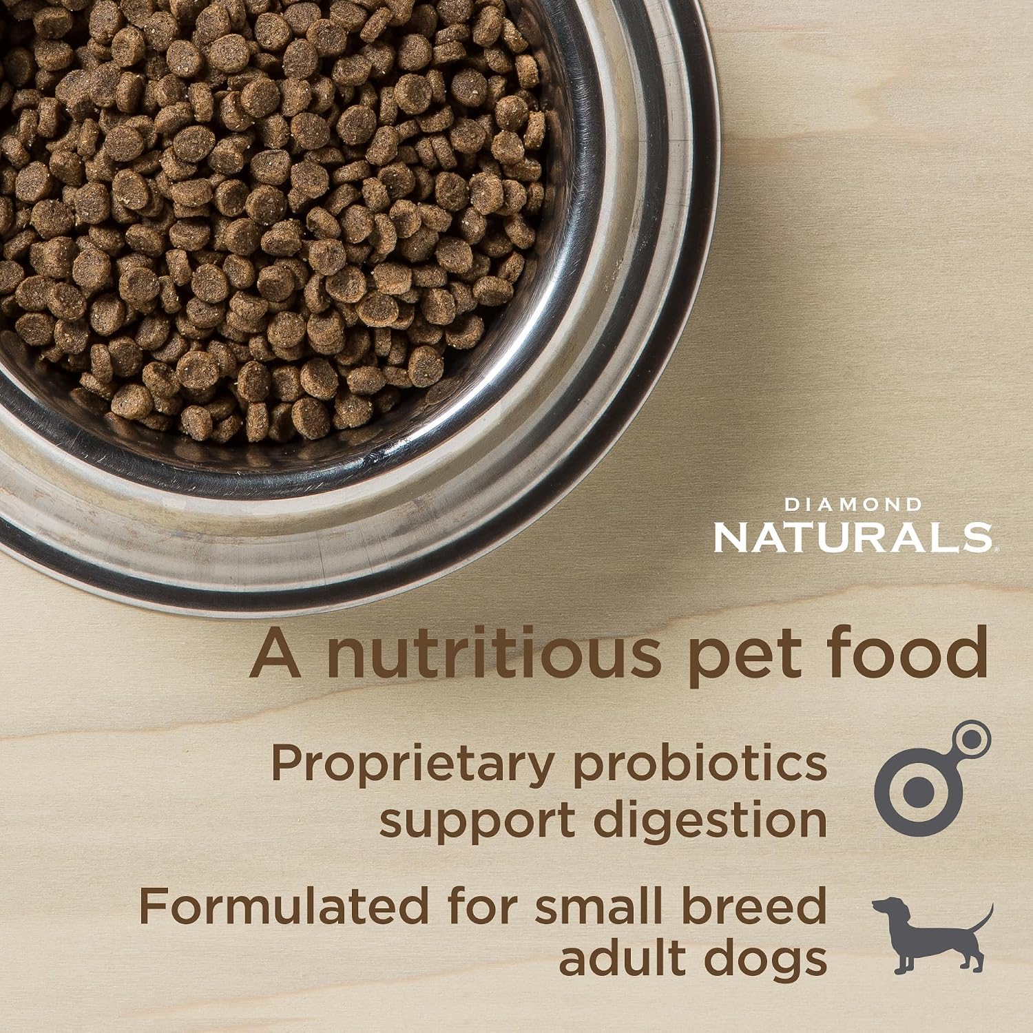 Diamond Naturals Adult Dry Dog Food, Lamb Meal & Rice, 40lb | Pasture Raised Lamb Protein | Omega Fatty Acids for Skin & Coat Health | Guaranteed Probiotics for Digestive Support
