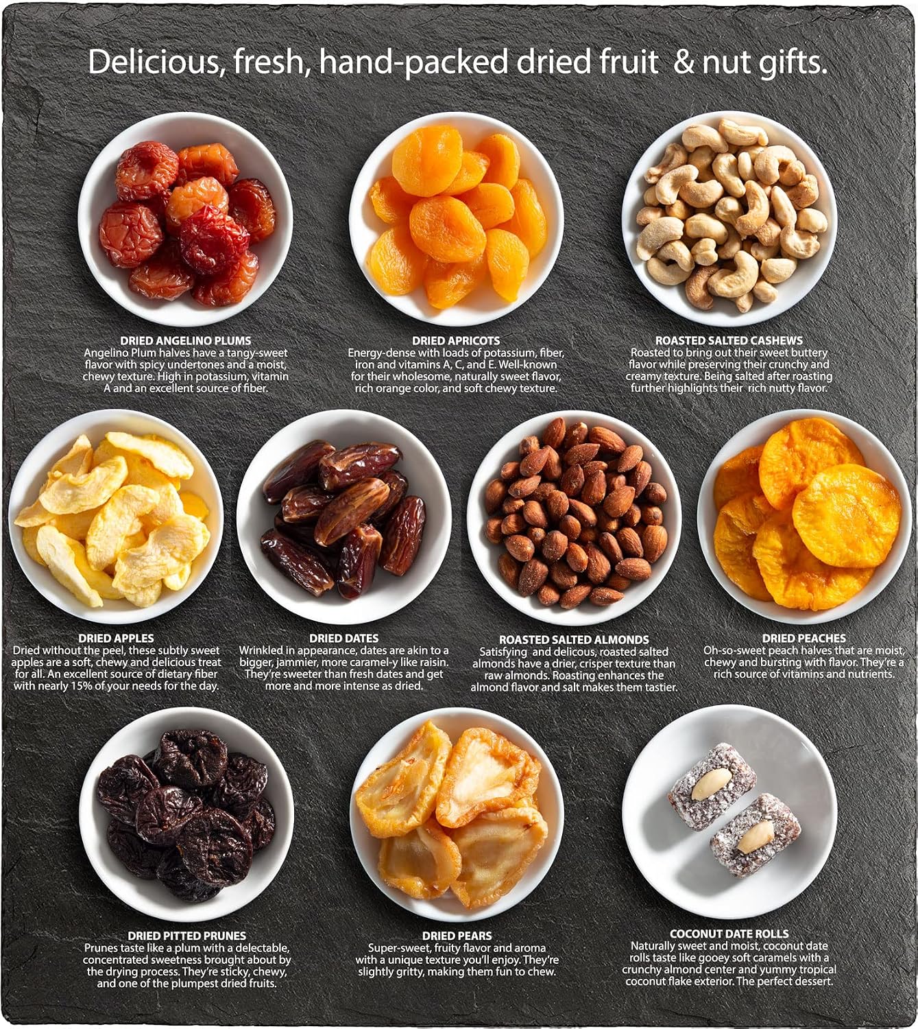 A Gift Inside Flora Dried Fruit and Nut Tray