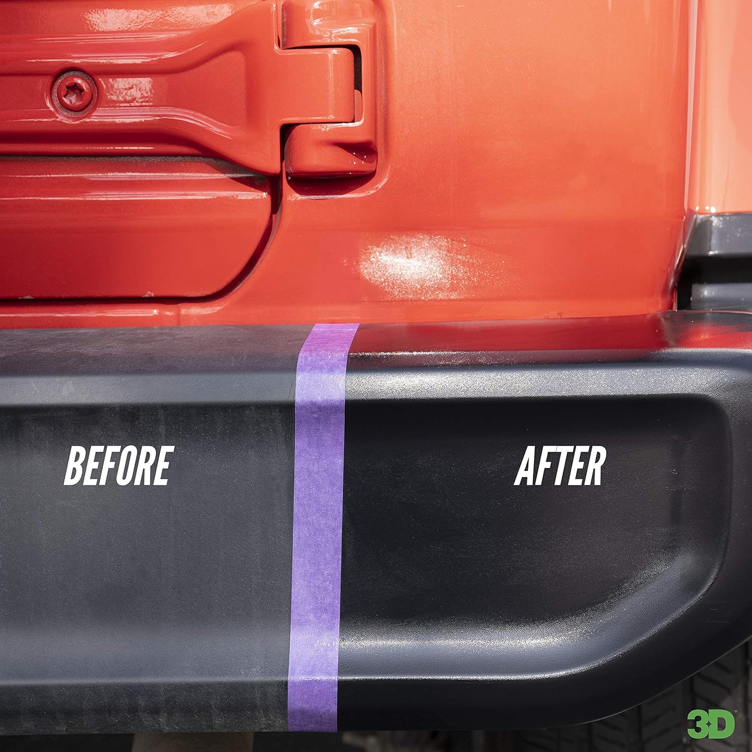 3D Trim Care Restorer of Faded & Dull Plastic, Rubber, Trim & Bumpers - Renews Surface to Original Appearance - Long Lasting Shine & Protection 16oz.