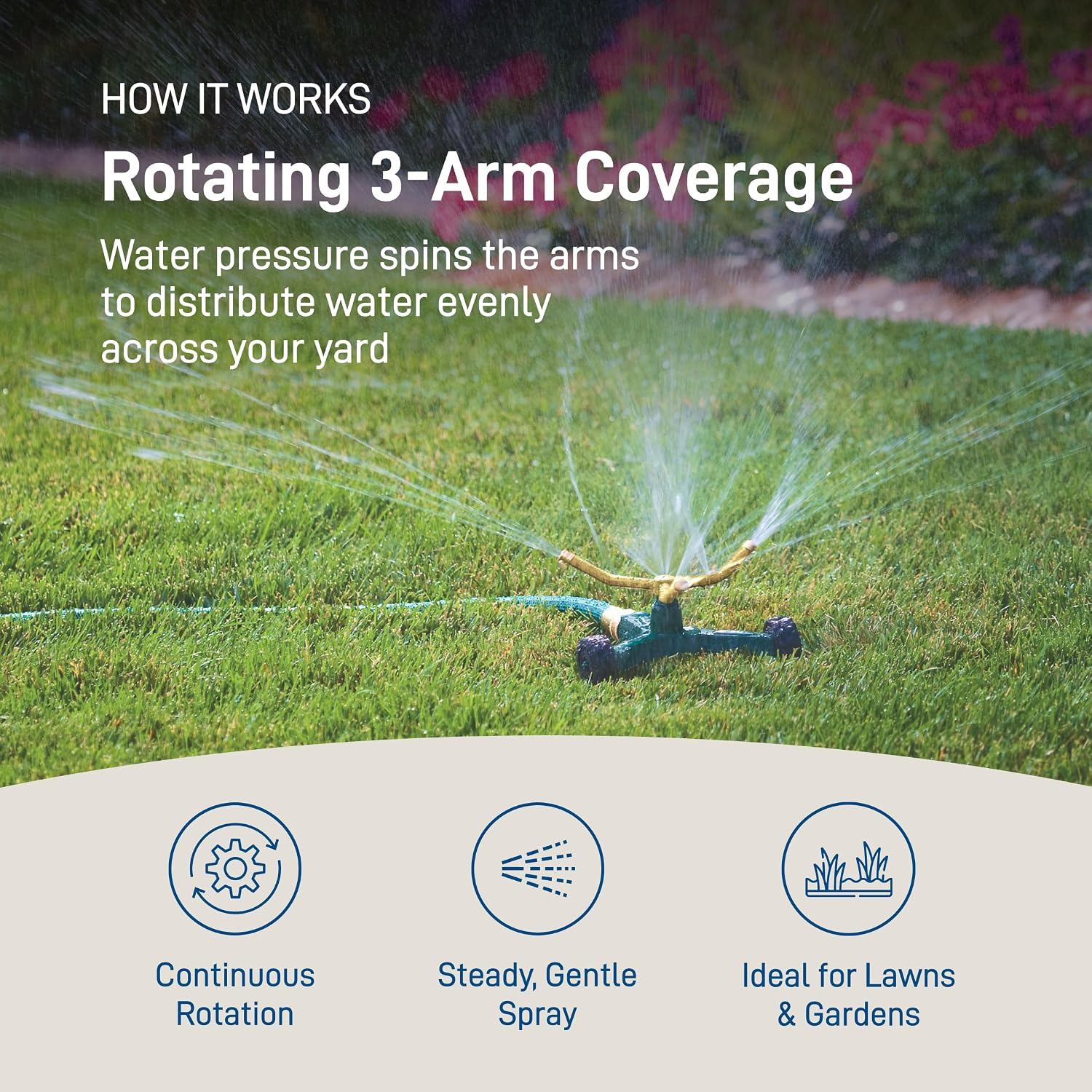 Orbit 58288 3-Arm High-Rise Sprinkler