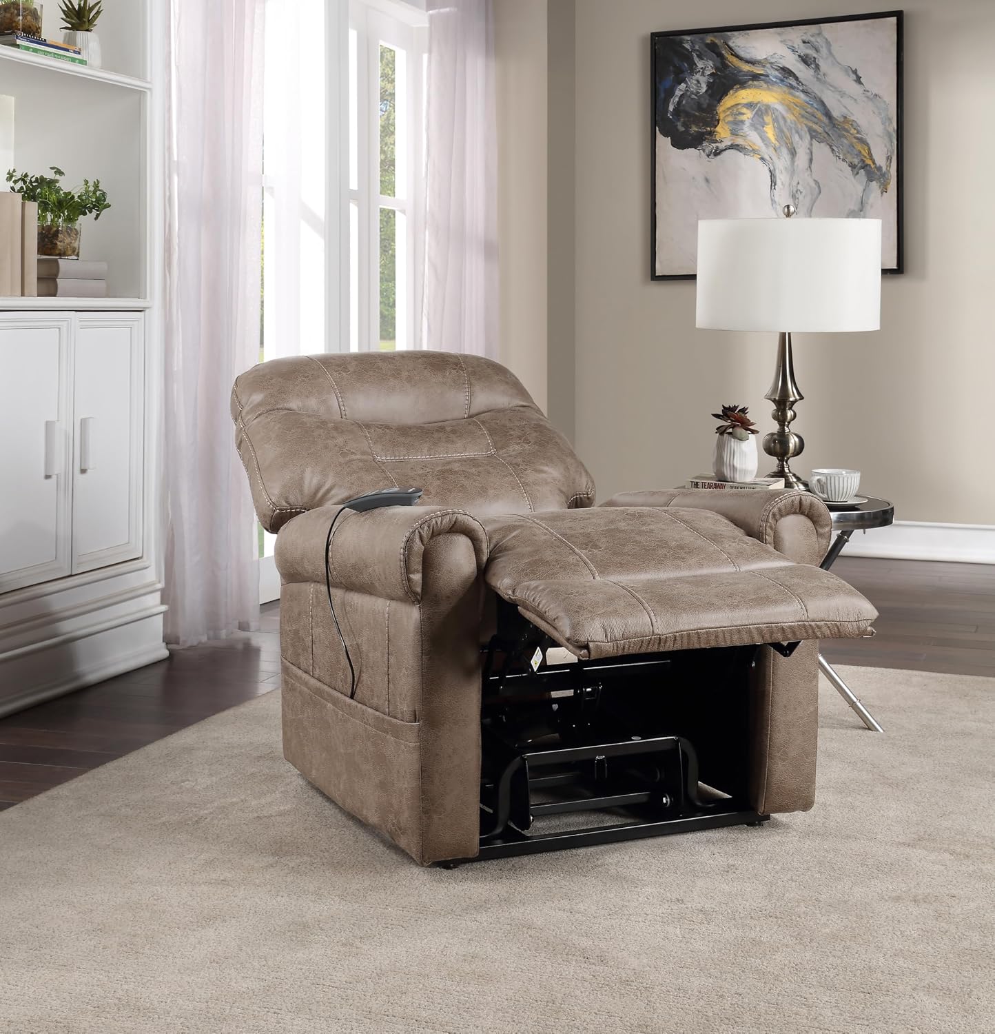 Steve Silver TT850C Ottawa Power Lift Chair w/Heat and Massage 33.5"x37"x43"