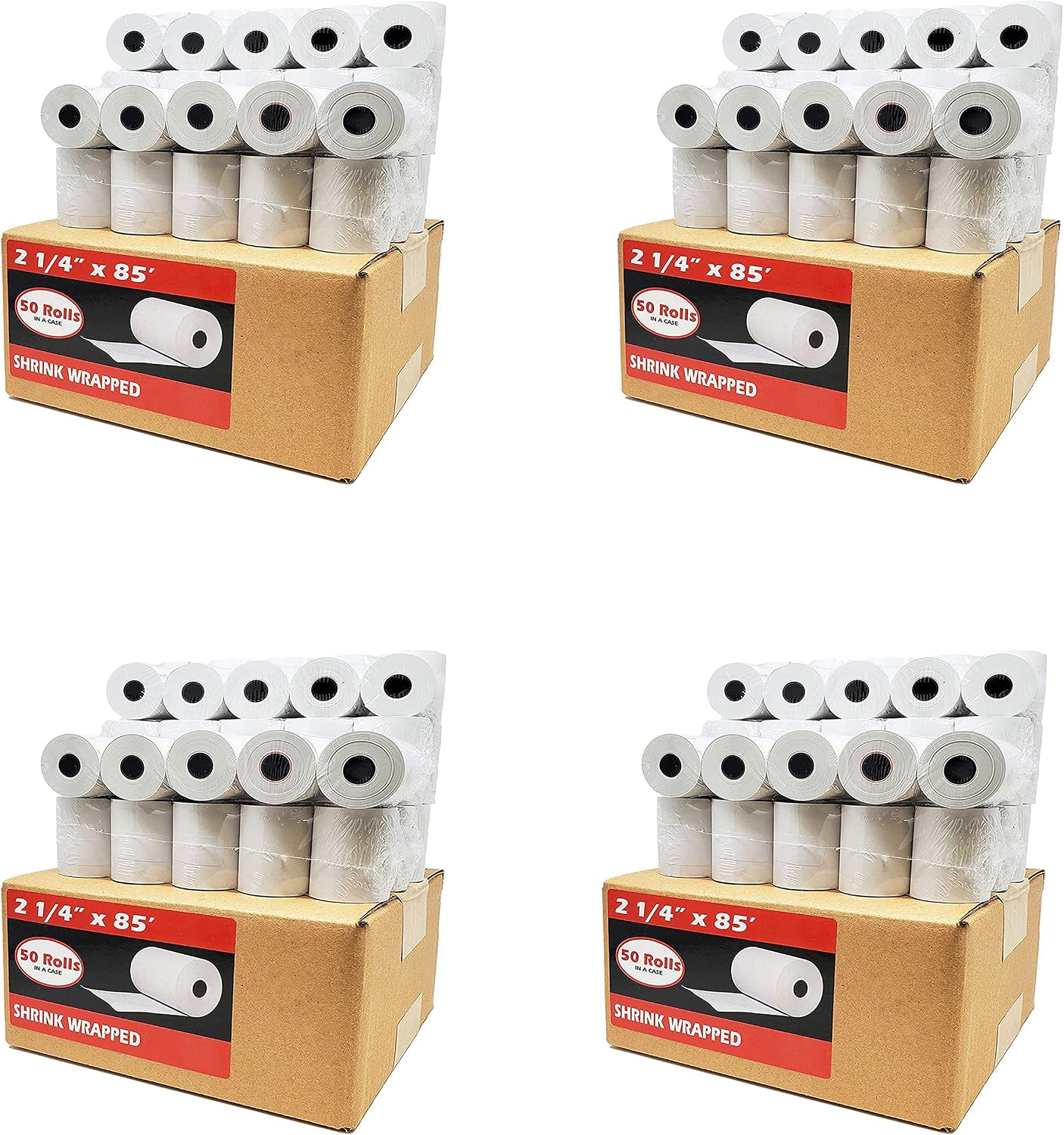 (50 Rolls) 3 1/8 x 230 Thermal Paper Receipt Rolls (55 GSM Premium Quality German Paper) Fits All POS Cash Registers BPA Free - BuyRegisterRolls
