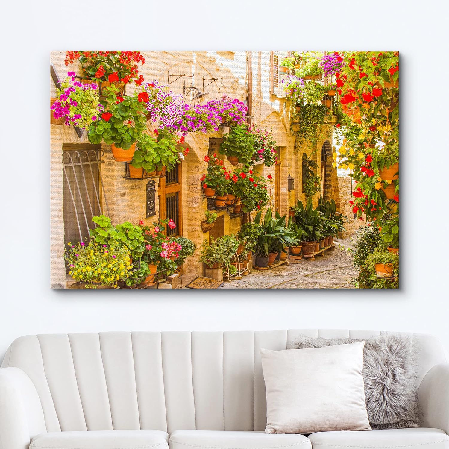 wall26 Canvas Print Wall Art Gran Canal with Basilica Santa Maria in Venice, Italy Nature Wilderness Photography Modern Art Scenic Colorful Multicolor for Living Room, Bedroom, Office - 12"x18"