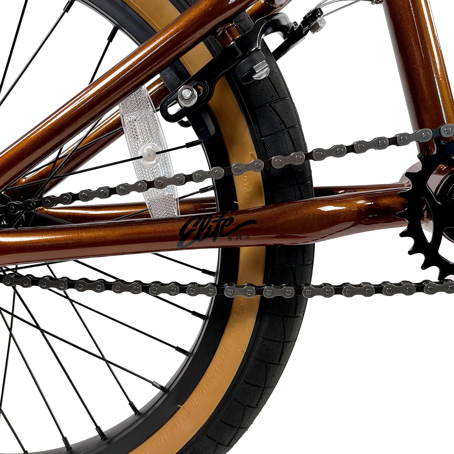 Elite BMX Stealth Freestyle Bike for Youth & Adults, Durable Steel Frame, Available in 16", 18", and 20" Sizes