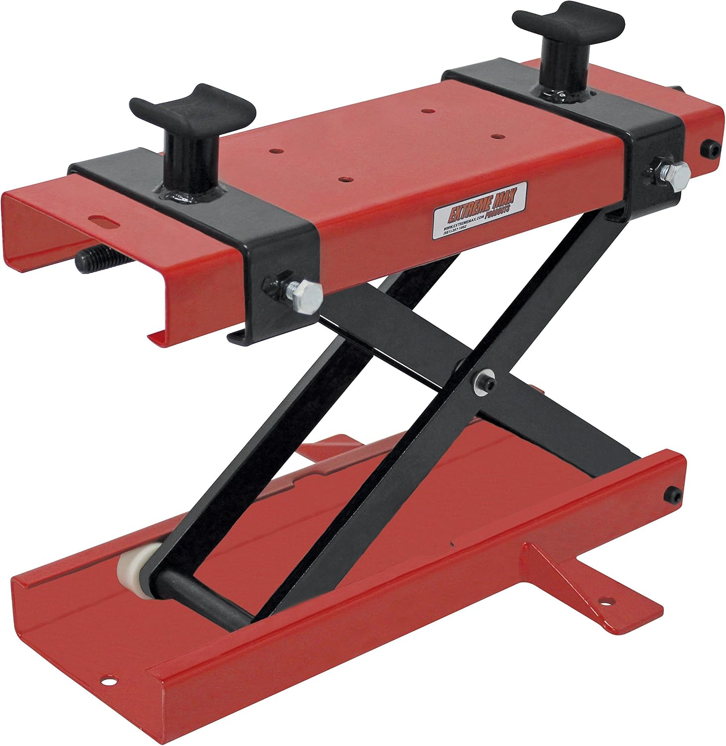 Extreme Max 5001.5047 1100 lb. Motorcycle Scissors Jack - Narrow | 1100 lb. Capacity
