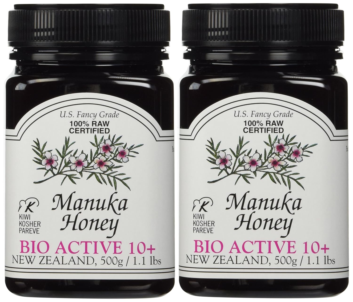 P.R.I Manuka Honey, MGO 100+ New Zealand Raw Monofloral Manuka Honey, 500g