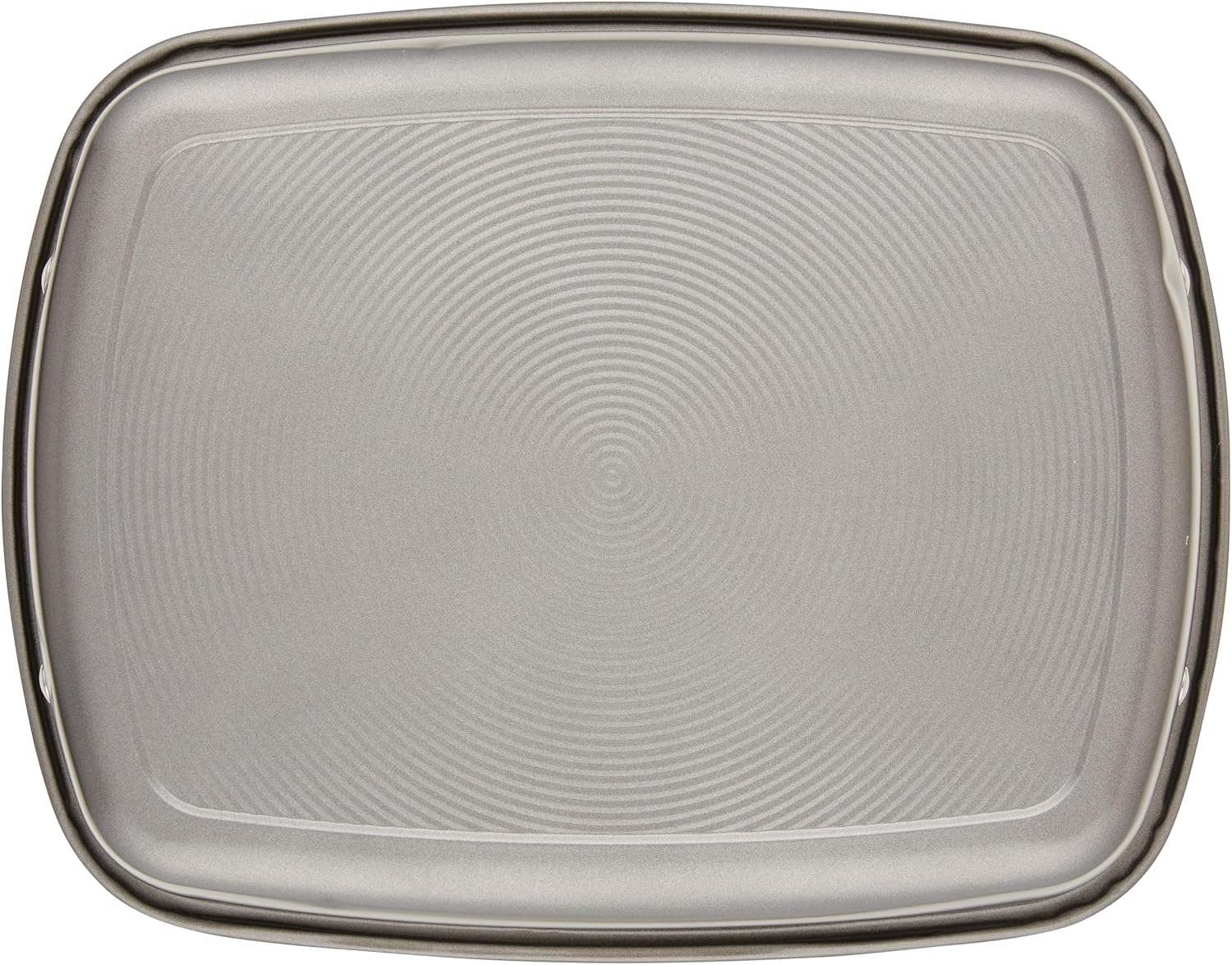 Circulon Total Bakeware Nonstick Roaster, Roasting Pan with Rack, 17-Inch x 13-Inch, Gray