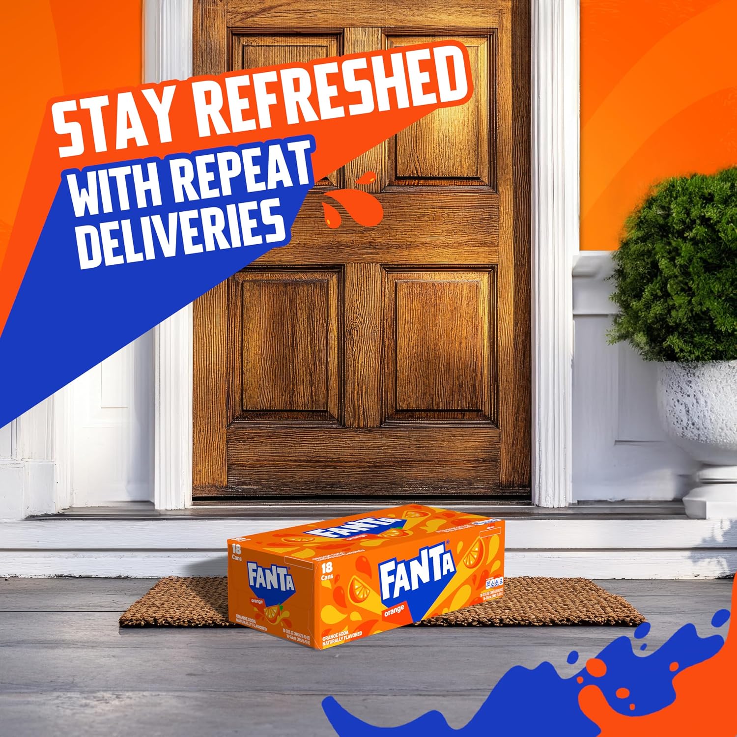 Fanta Orange, 12 fl oz, 12 Pack