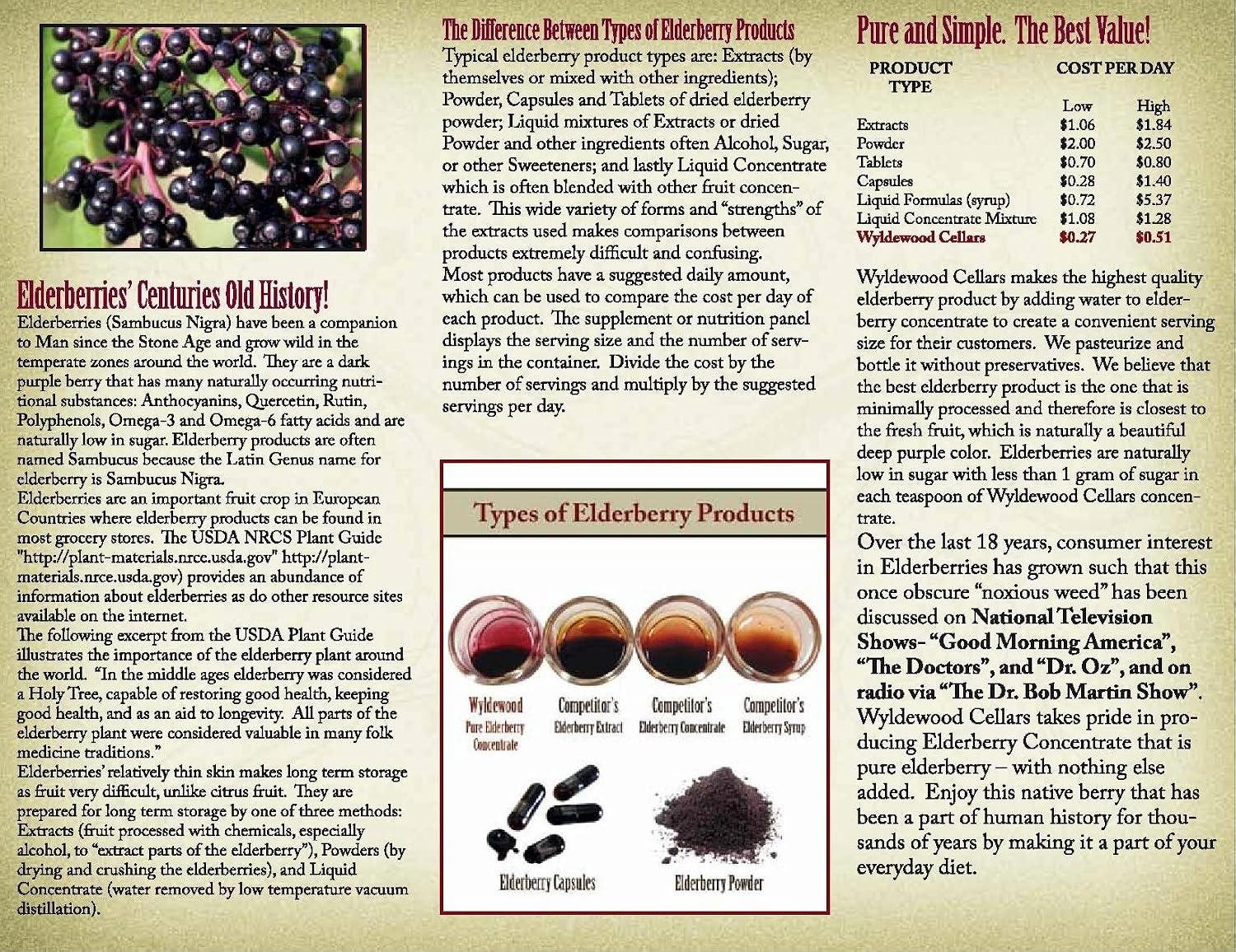 Elderberry Juice Concentrate 12.5 fl. oz.