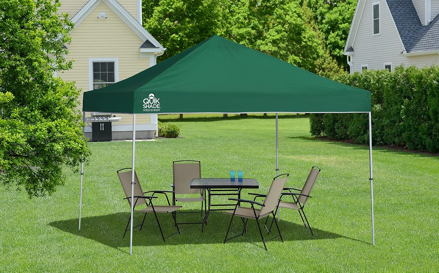 Quik Shade Weekender Elite 10 x 10 ft. Straight Leg Canopy, Green