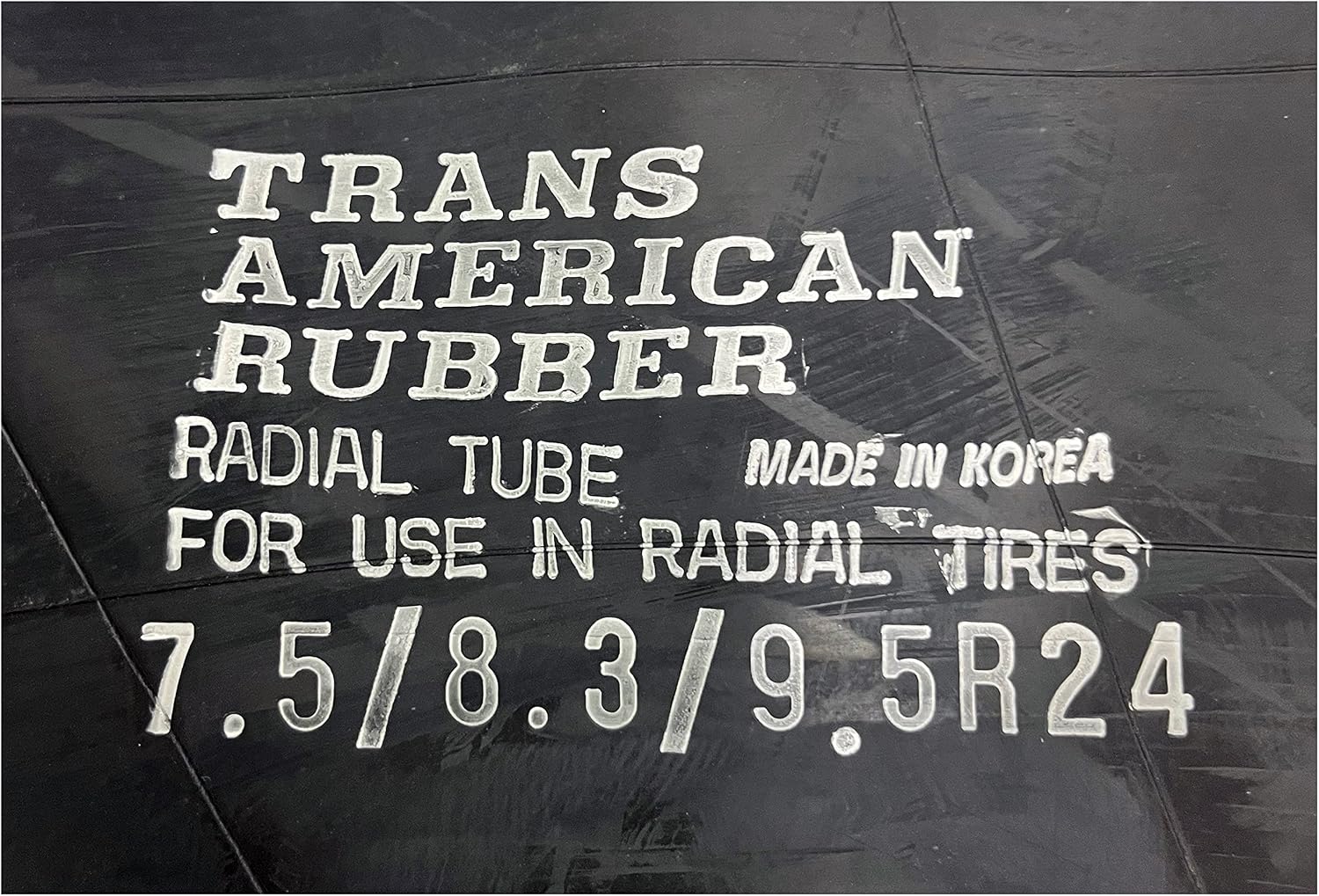 Trans American Rubber Tractor/Implement Inner Tube with TR-218A Valve Stem (11.2R-24/12.4R-24)