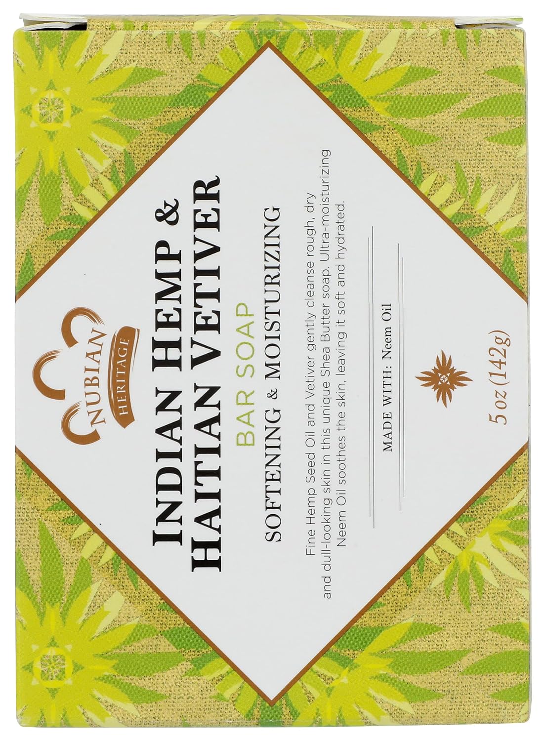 Bar Soap Raw Shea Butter 5 Oz By Nubian Heritage