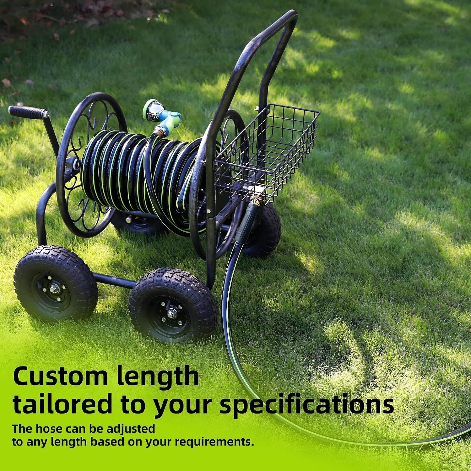 Worth Garden Hose 3/4 in. x 50 ft. - Heavy Duty Lightweight PVC Water Hose - Flexible, No Kink, Leakproof, Male to Female Fittings - 200PSI Work & 500PSI Burst, for Lawn, Gardening & Commercial Use