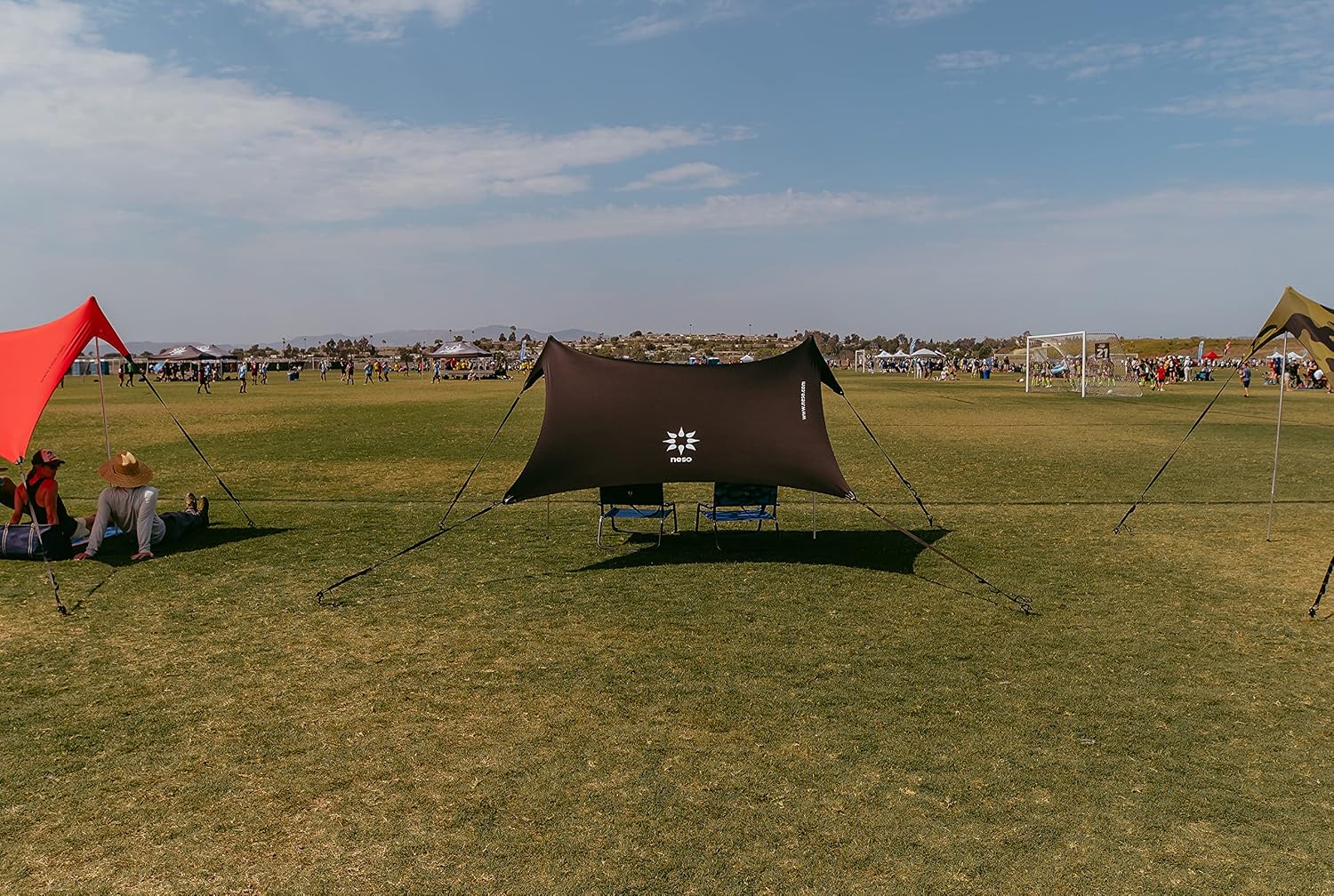 Neso Sidelines 1 Sports Tent - Lightweight and Portable Sun Shelter and Shade Tent for Outdoor Activities - Patented Reinforced Corners - UPF 50+