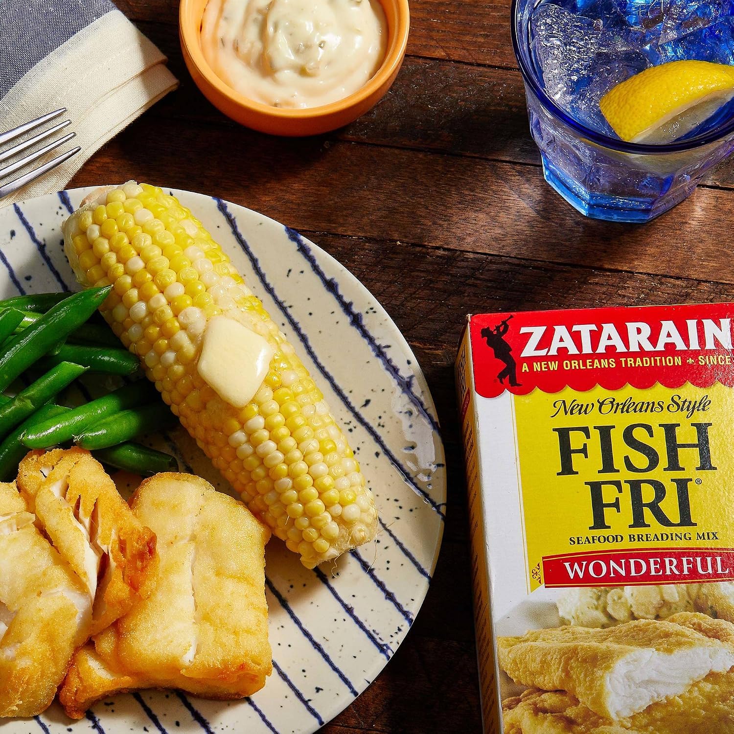 Zatarain's Wonderful Fish Fri Seafood Breading, 24 oz