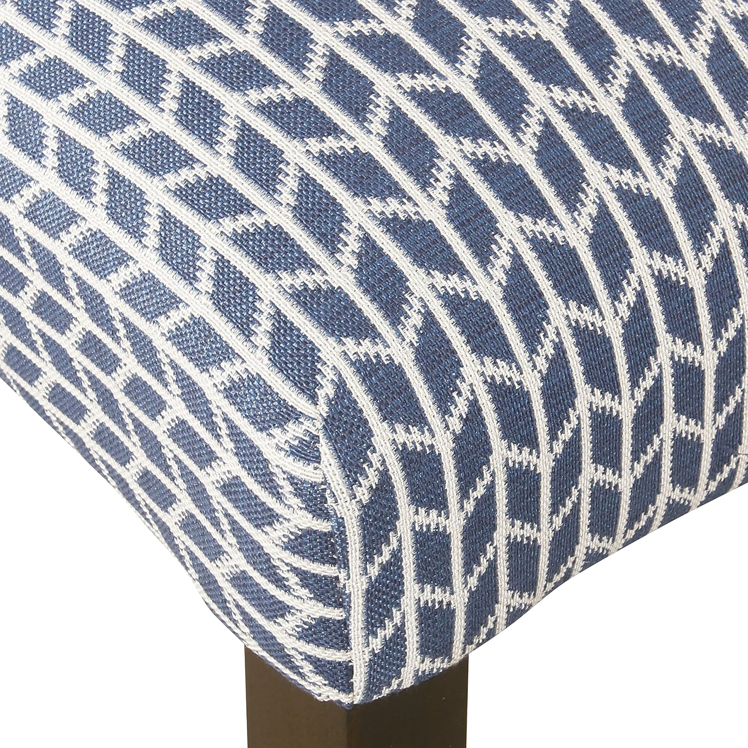Homepop Home Decor | Classic Upholstered Parsons Dining Chairs | Set of 2 Accent Dining Chairs with Nailhead Trim, Natural Linen