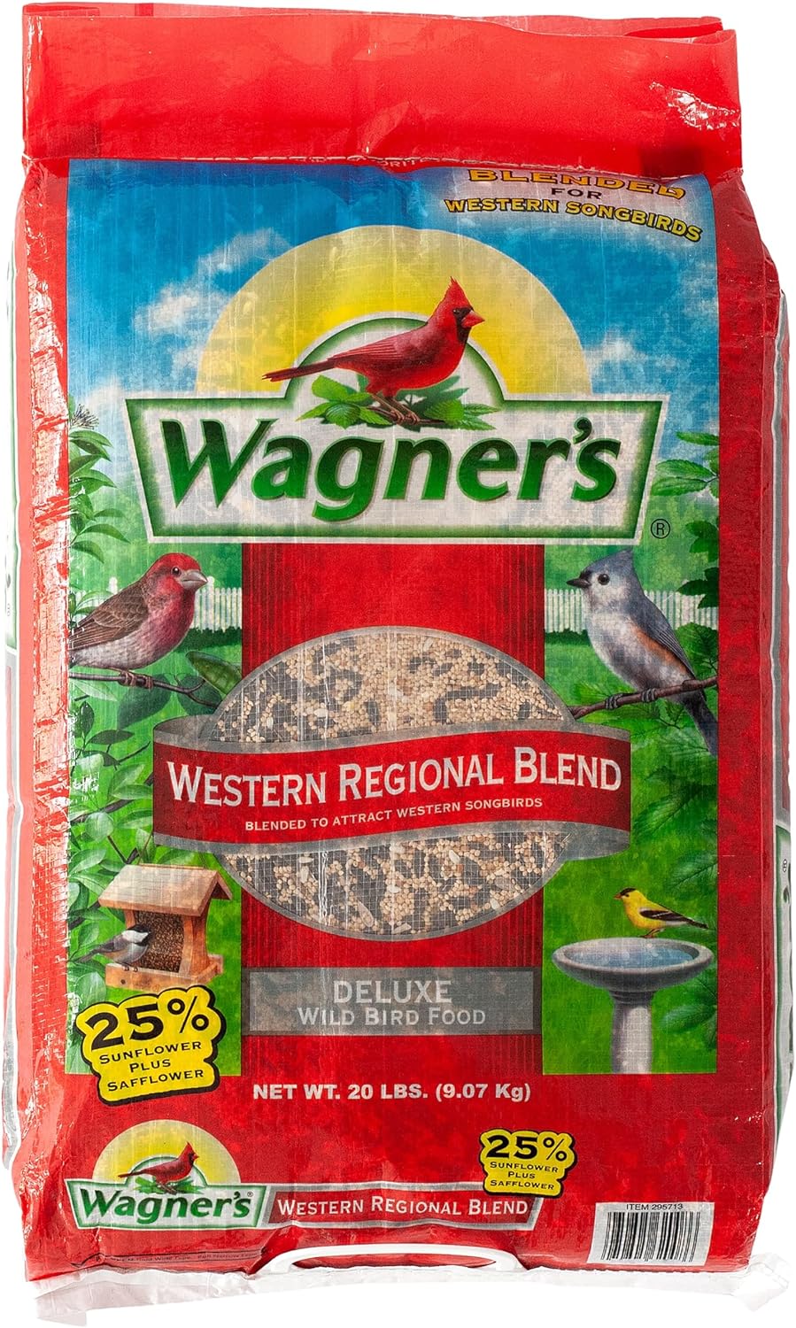 Wagner's 62008 Western Regional Blend Wild Bird Food, 20-Pound Bag