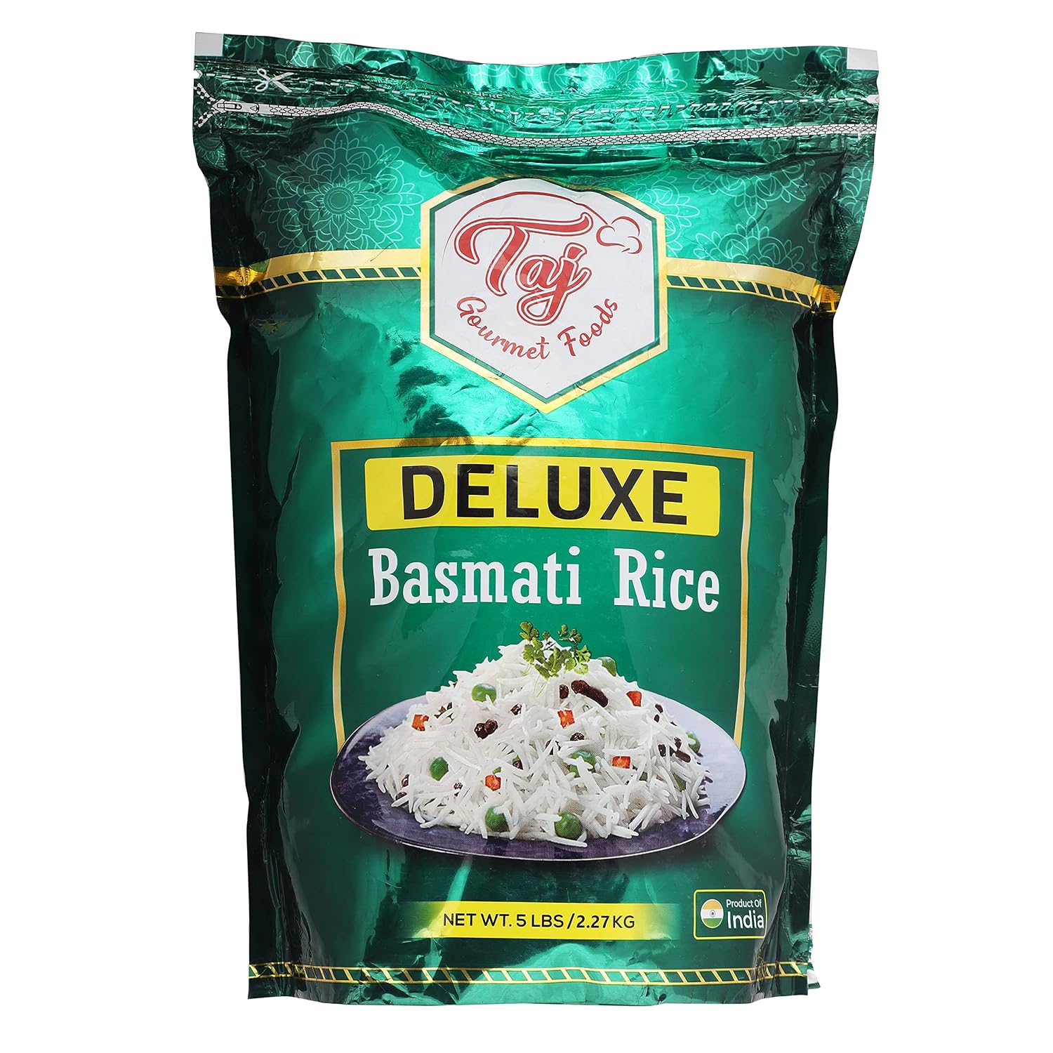 TAJ Gourmet Brown Basmati Rice, Naturally Aged, 10-Pounds
