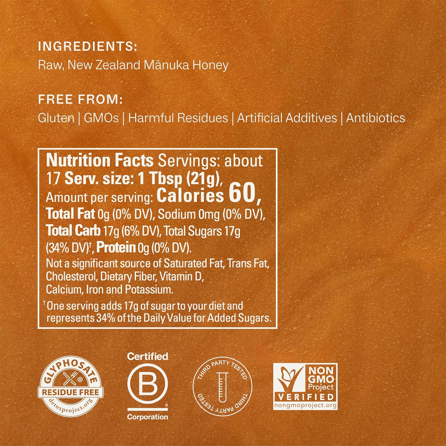 Manukora Raw Manuka Honey MGO 850+ Non-GMO Immune & Digestive Support 250g | New Zealand sourced, B-Corp Certified, monofloral, 3rd party tested, glyphosate residue-free, traceable hive-to-hand