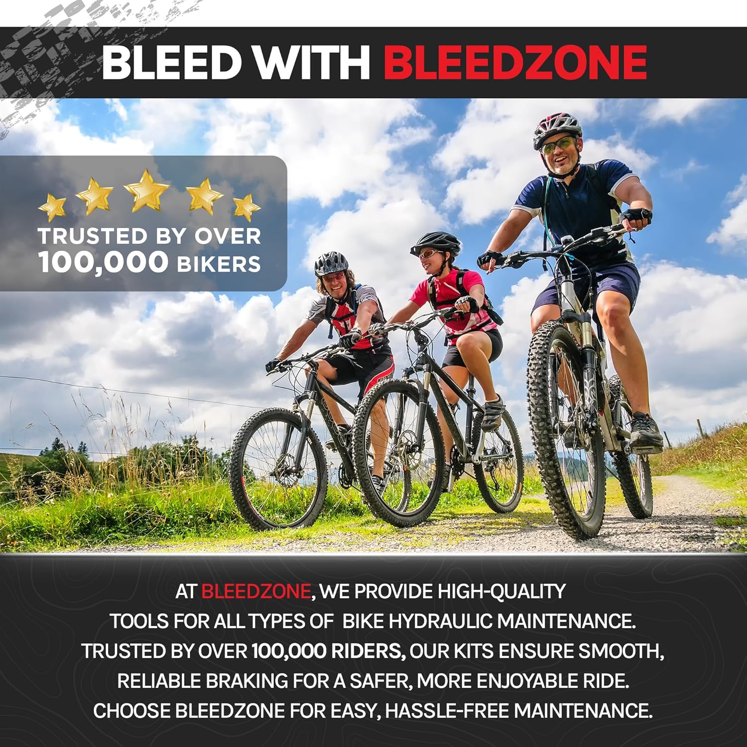 BleedZone Shimano Hydraulic Brake Bleed Kit with Mineral Oil