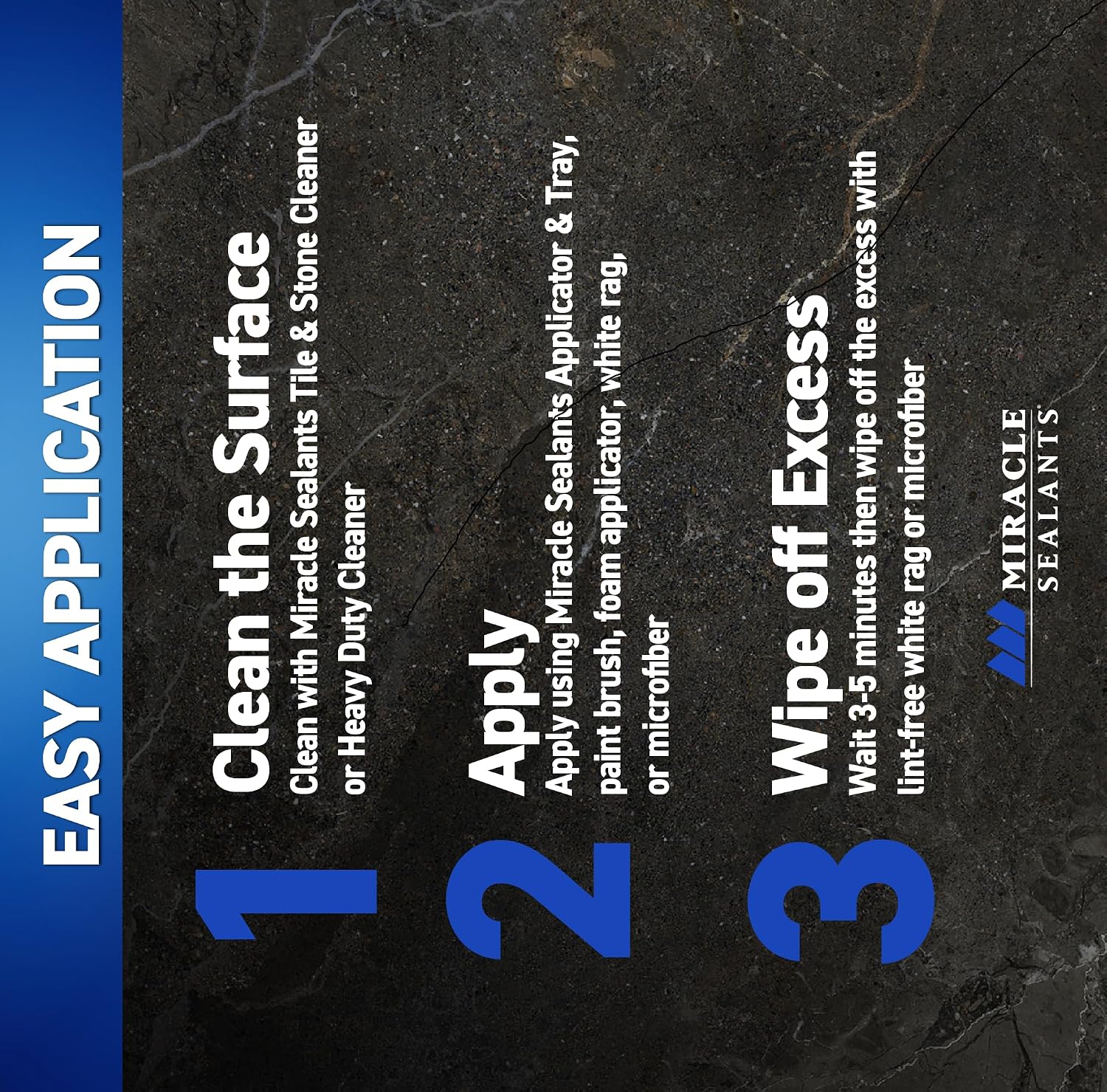 Miracle Sealants 511 Impregnator Penetrating Stone & Tile Sealer, Pint | Penetrating sealer for no-sheen stain, water & oil protection for granite, stone, tile, masonry & grout. Dries invisible.