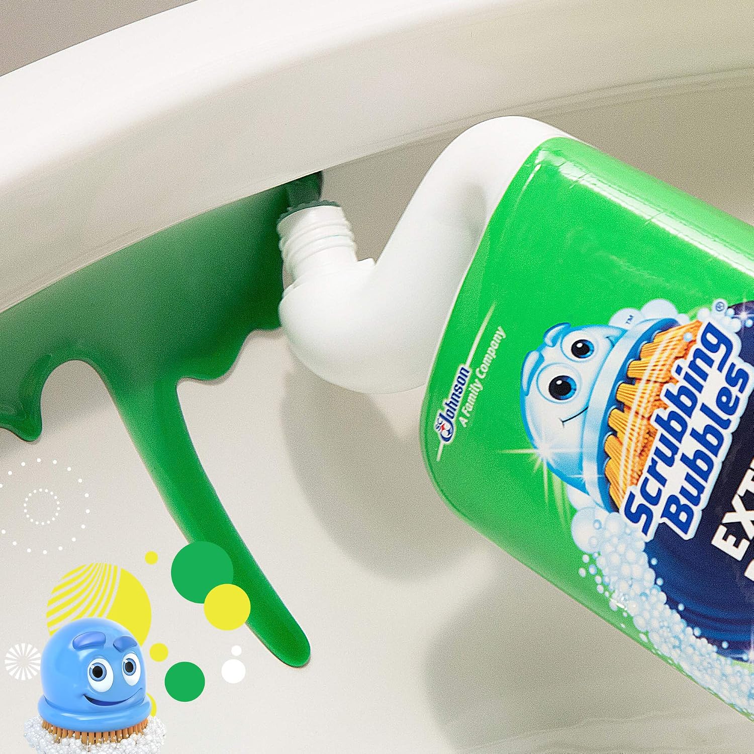 Scrubbing Bubbles Extra Power Toilet Bowl Cleaner, Citrus, 1 Squeeze Bottle, 24 oz