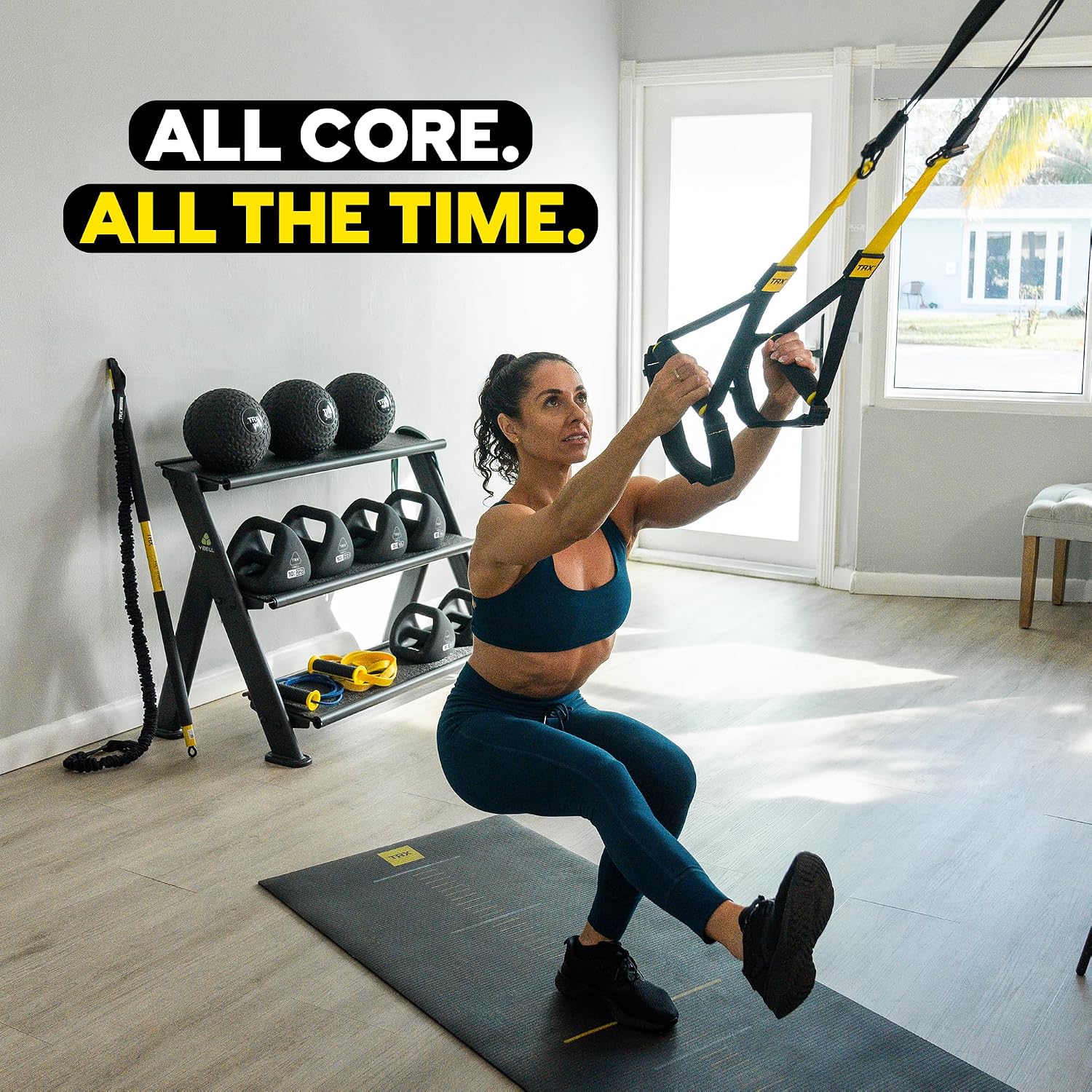 TRX Pro3 Home Gym System – Professional-Grade Suspension Trainer for Strength Training, HIIT, Cardio & Full-Body Workouts