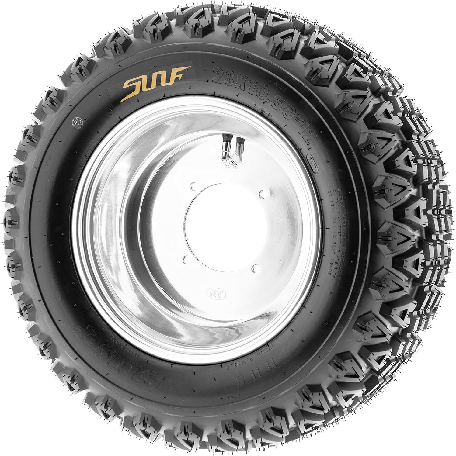 SunF 22x11.00-10 Golf Cart Tire, Lawn Garden Tire 22X11-10, G003, Rim(s) NOT included