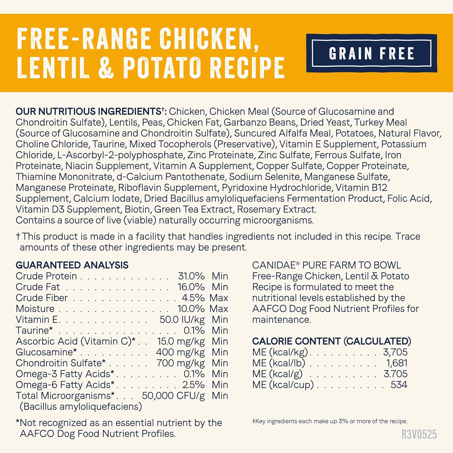 Canidae Pure Farm to Bowl Dry Dog Food - Balanced Nutrition for Adult Dogs - Limited Ingredient Formula - Grain, Wheat & Soy-Free - 22 lb - Wild-Caught Salmon & Sweet Potato Recipe