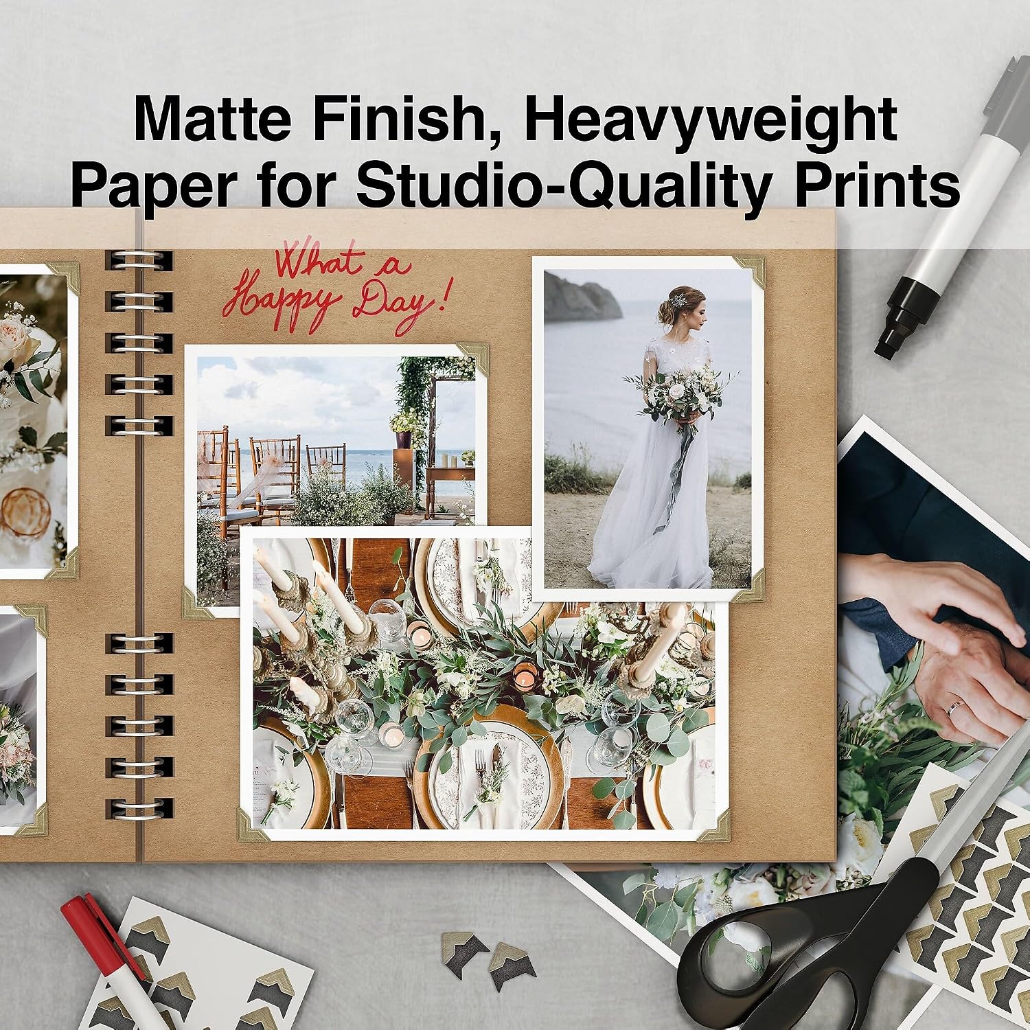 Staples Photo Supreme Paper, 8 1/2" x 11", Double Sided Matte, 50/Pack, For Office, School & Home