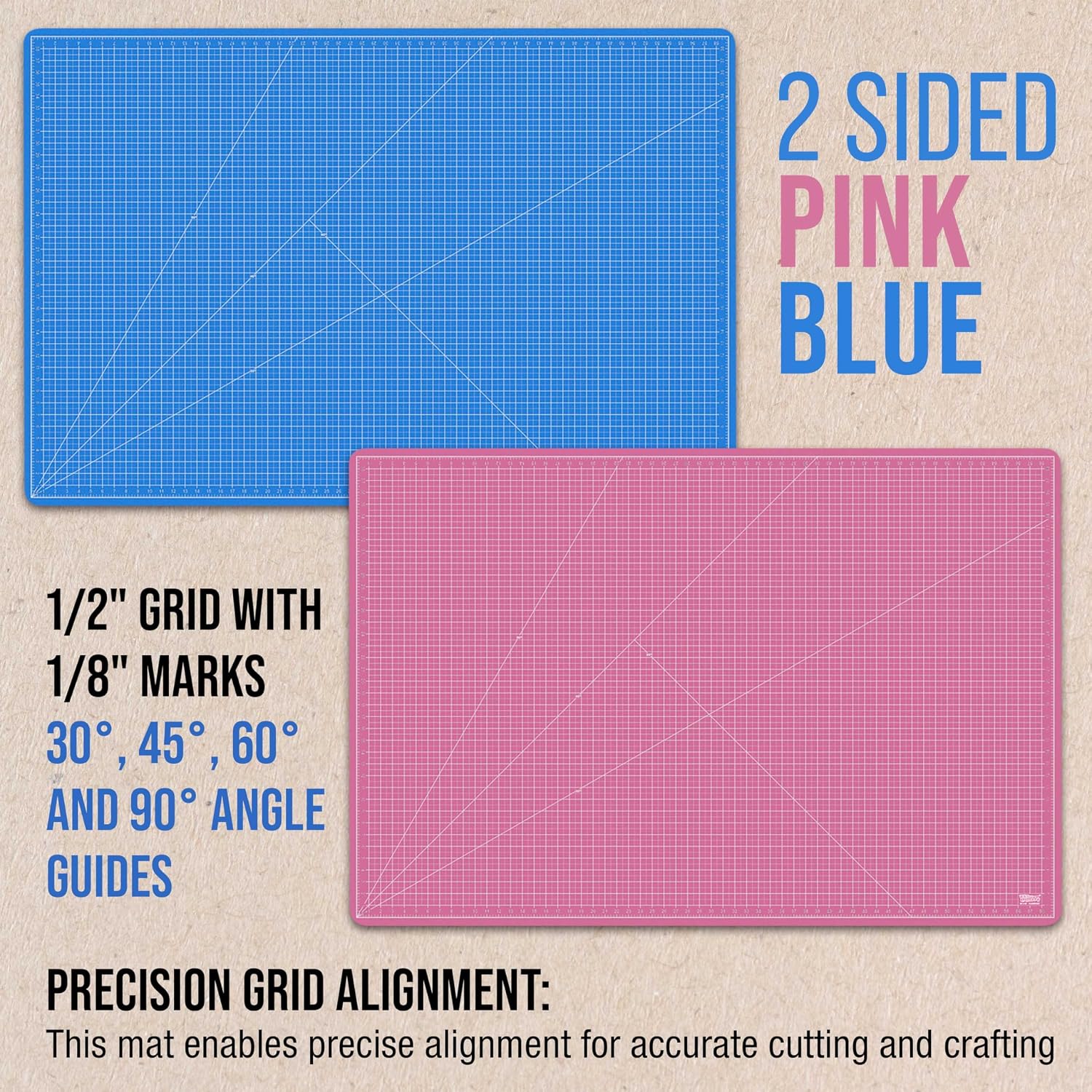 U.S. Art Supply 40" x 60" Self-Healing Cutting Mat 5-Ply - Double-Sided Green/Black Craft Mat, Non-Slip Cutting Mats for Crafts, Sewing, Quilting, Scrapbooking | Double-Sided Green/Black Craft Mat, Non-Slip Cutting Mats for Crafts, Sewing, Quilting, Scra…