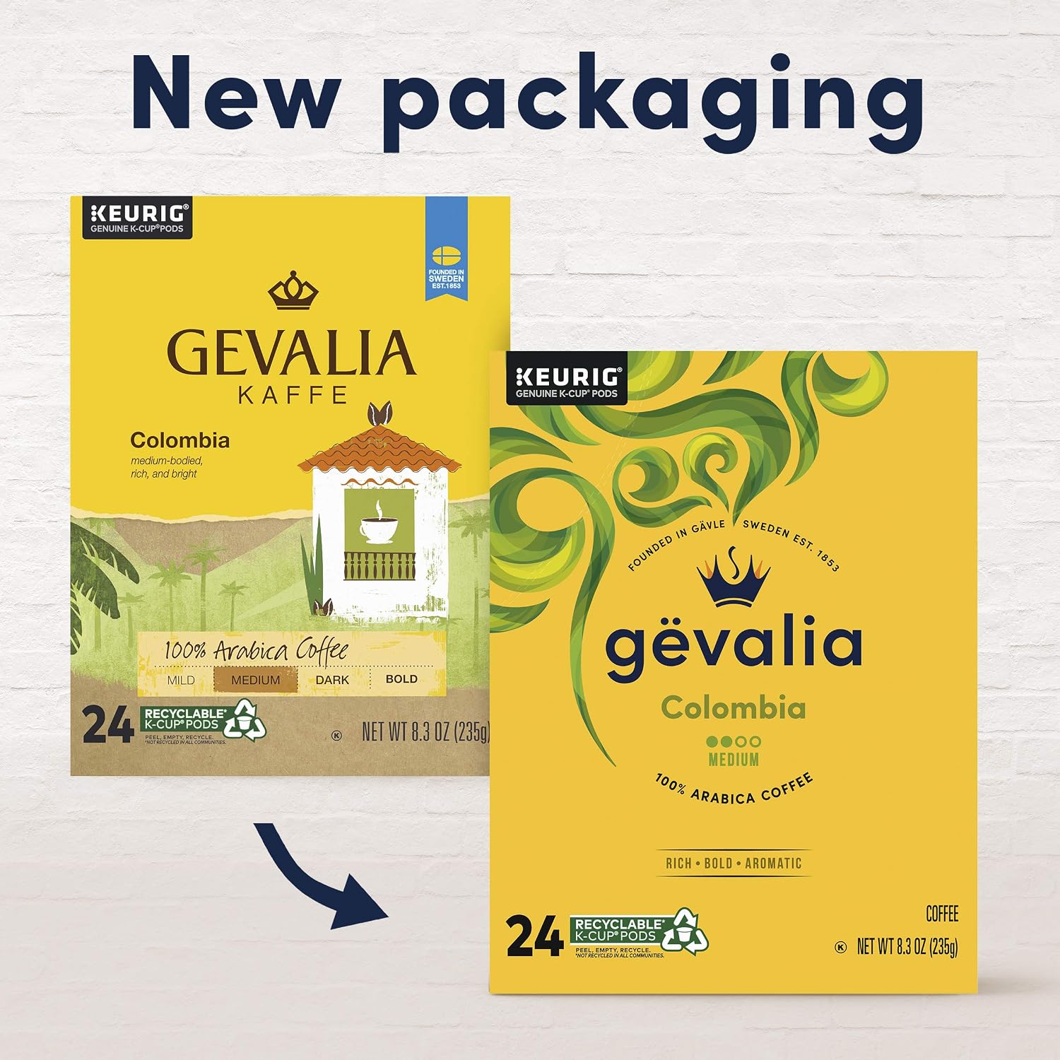 Gevalia K-Cup® Coffee Pods, 84 ct Box, Colombia, 84 ct Box