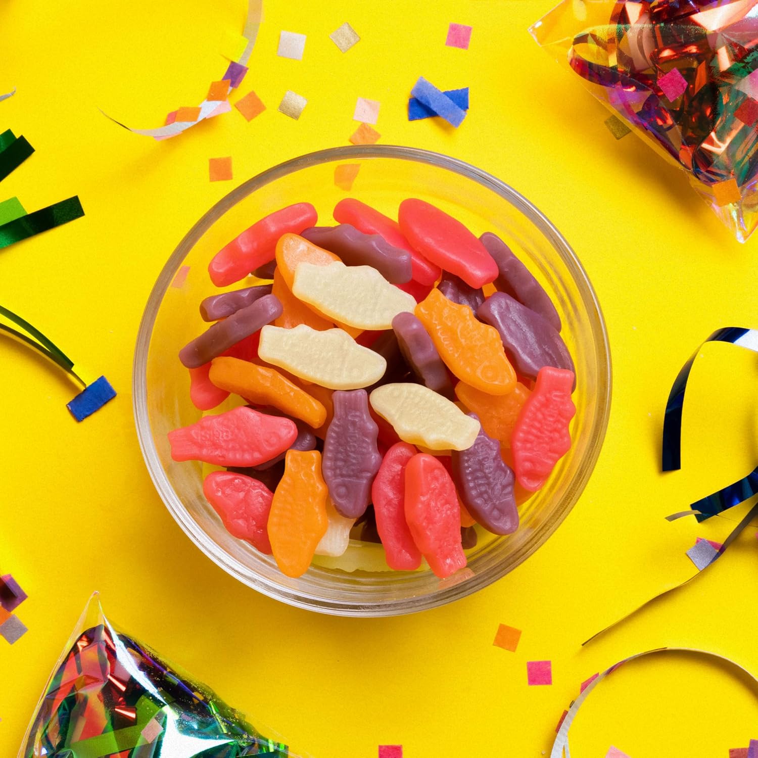 SWEDISH FISH Soft & Chewy Gummy Candy, Bulk Candy, 5 lb